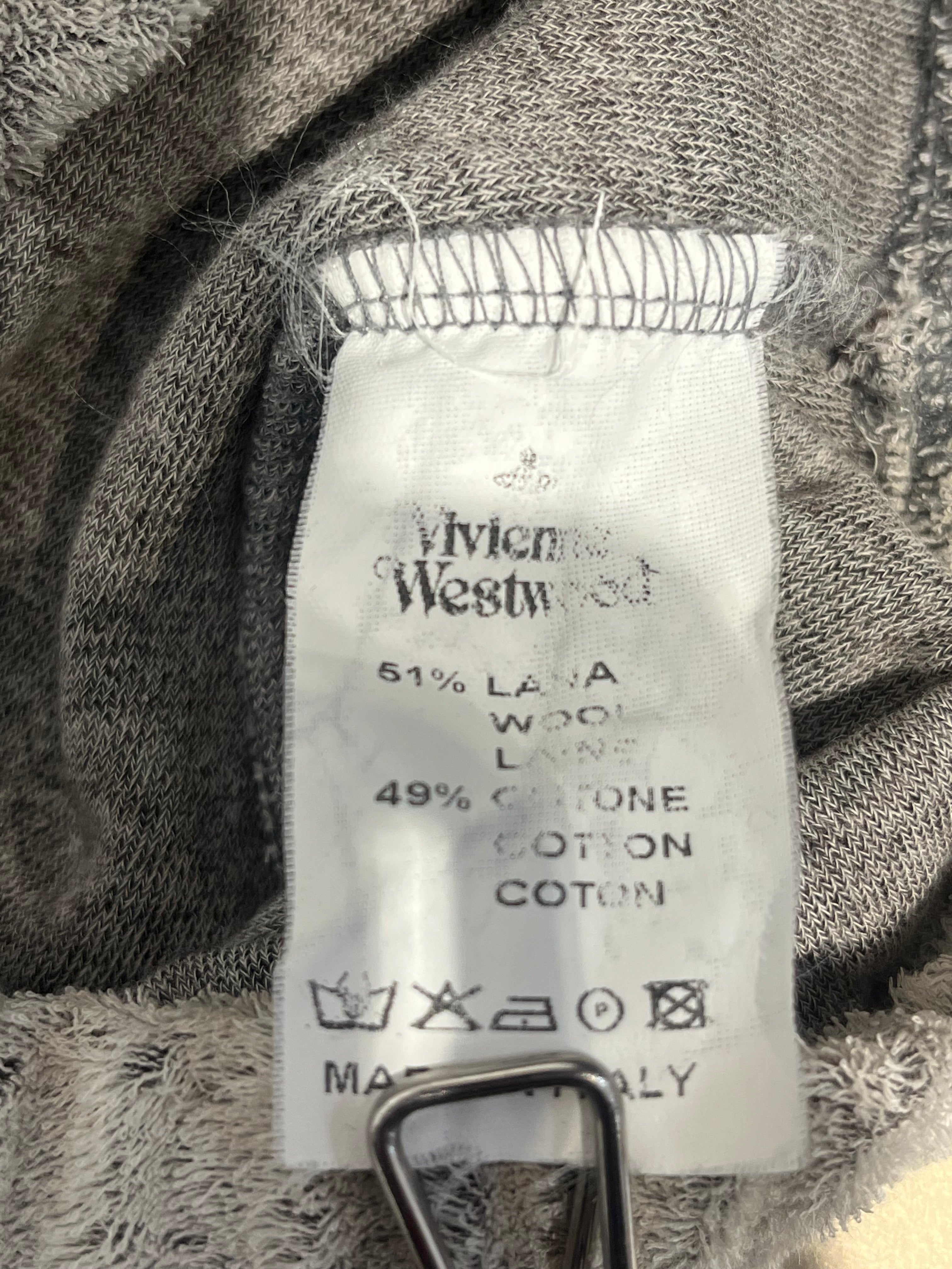 Vivienne Westwood/Bottoms/S/Wool/GRY/painted terry pants view 4