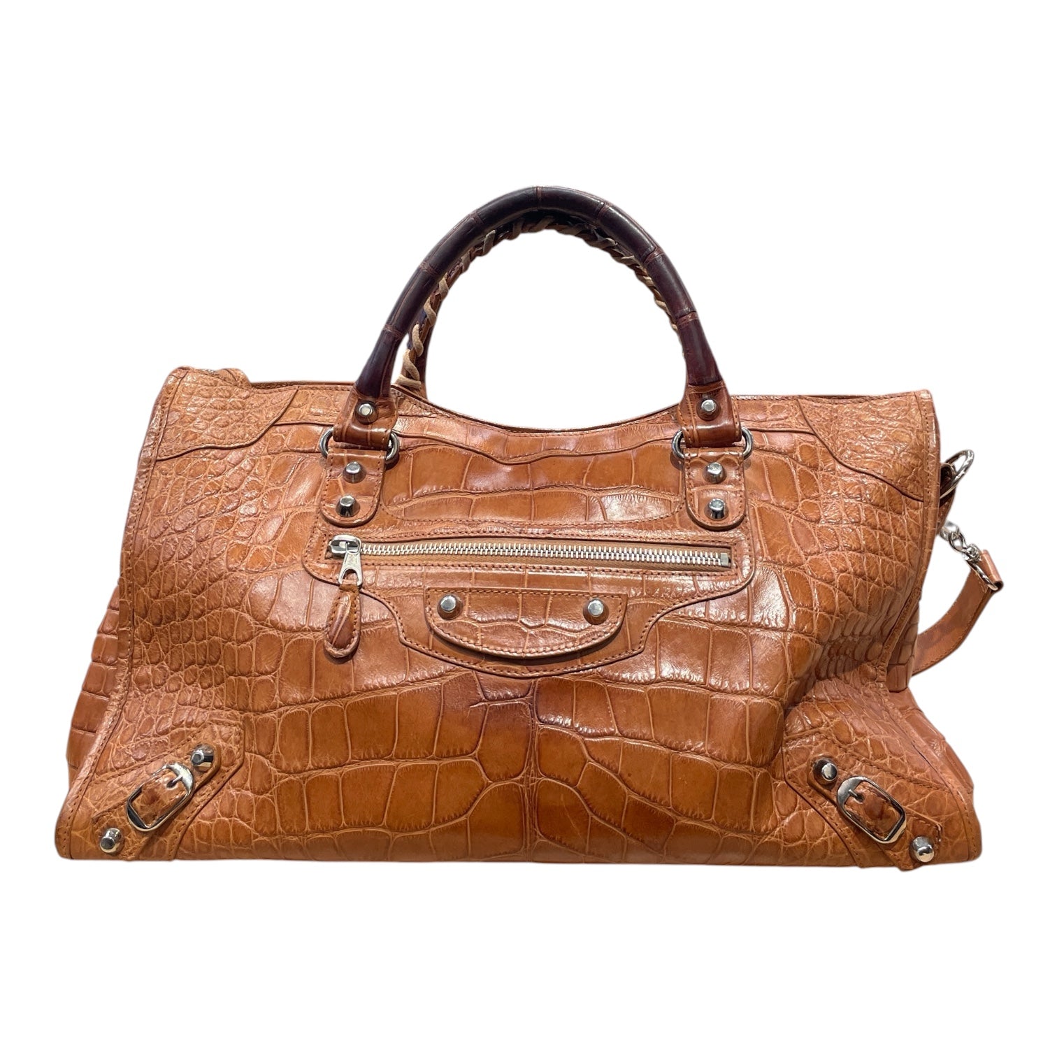 BALENCIAGA/Hand Bag/Leather/BRW/exotic city bag '07 view 1