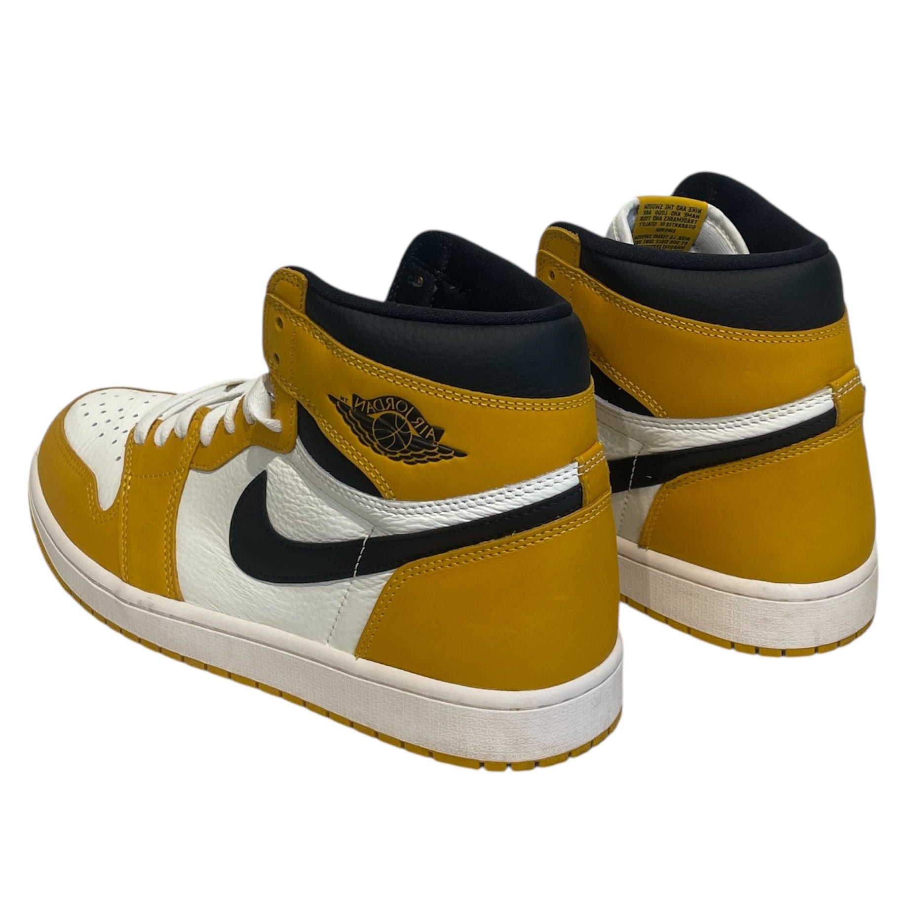 NIKE/Hi-Sneakers/US 10.5/Leather/YEL/JORDAN 1 YELLOW OCHRE view 2