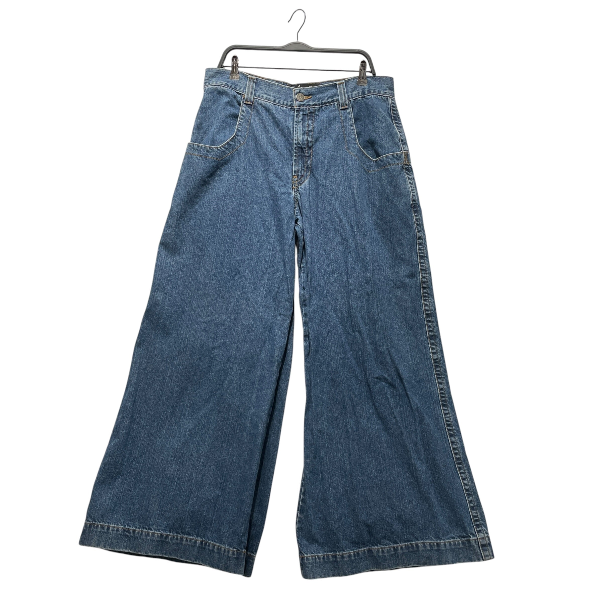 JNCO/Straight Pants/36/Denim/IDG/Graphic/MAMMOTH WIDE LEG view 1