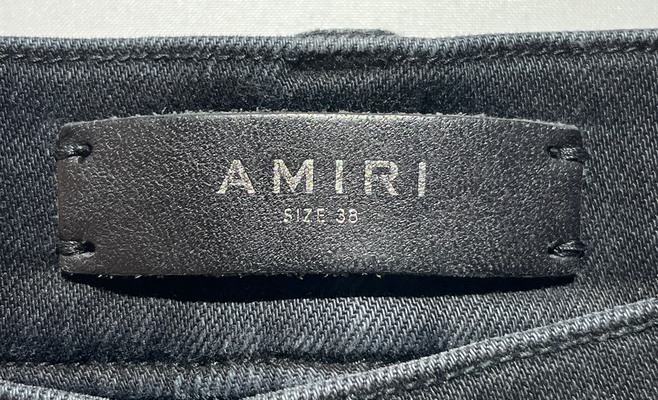 AMIRI/Skinny Pants/38/Denim/BLK/logo view 3
