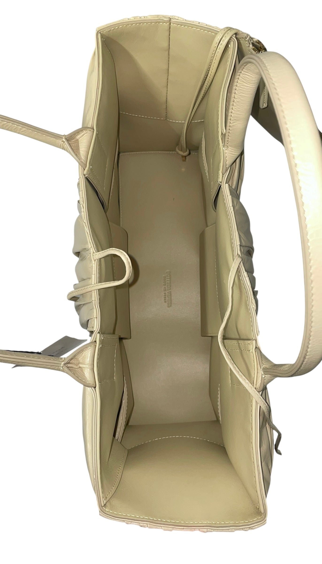 BOTTEGA VENETA/Hand Bag/Leather/CRM/ARCO TOTE view 4