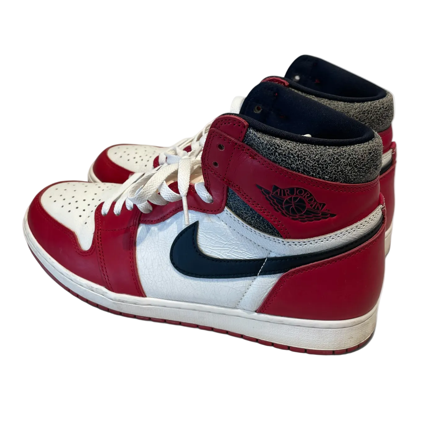 NIKE/Hi-Sneakers/US 11.5/Leather/WHT/AJ1 "Lost & Found" view 2