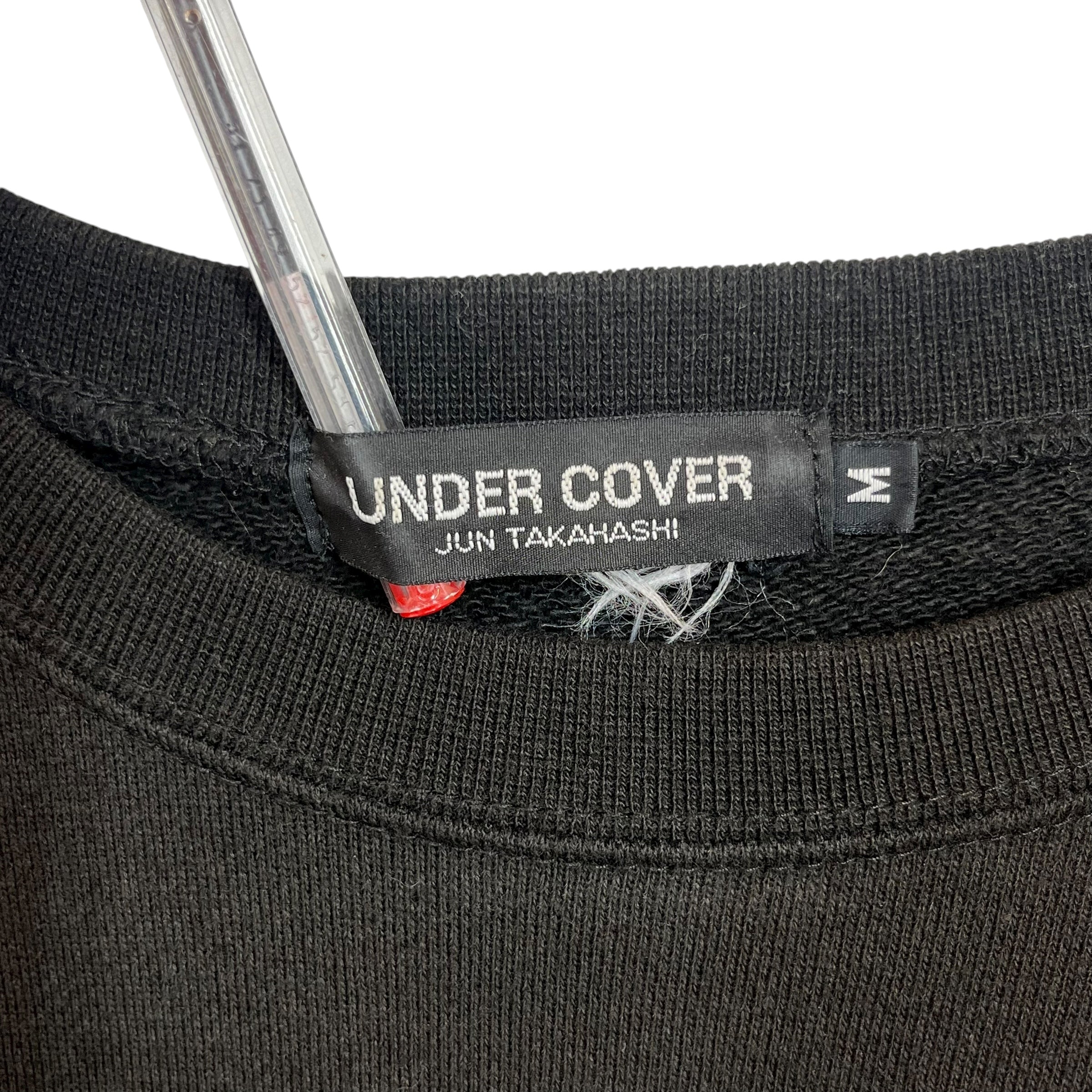 UNDERCOVER/Sweatshirt/M/Graphic/Cotton/BLK/Siempre Victoria Hasta La SS98 view 3