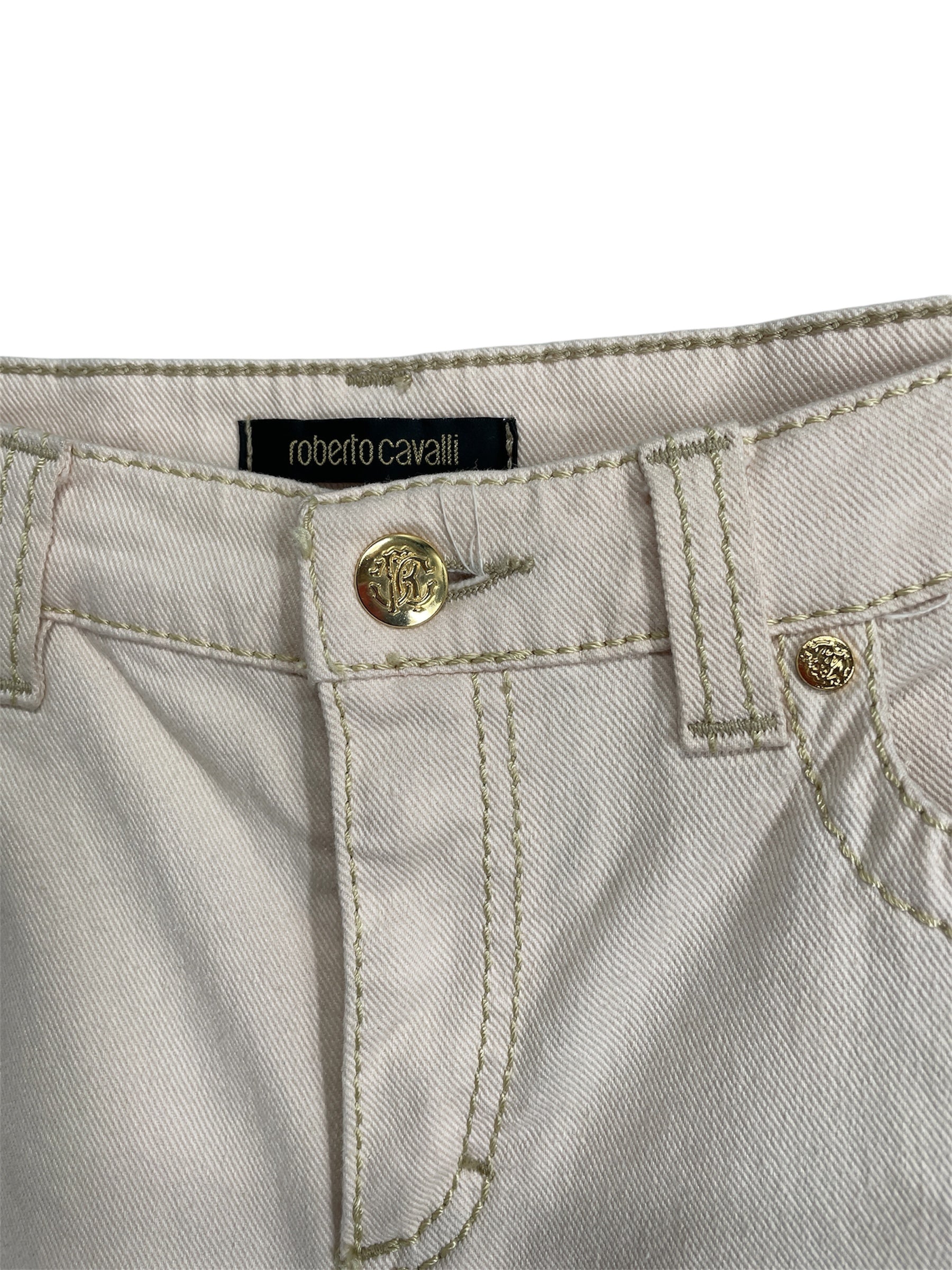 Just cavalli/Skinny Pants/M/Denim/PNK/STACKED DENIM view 2