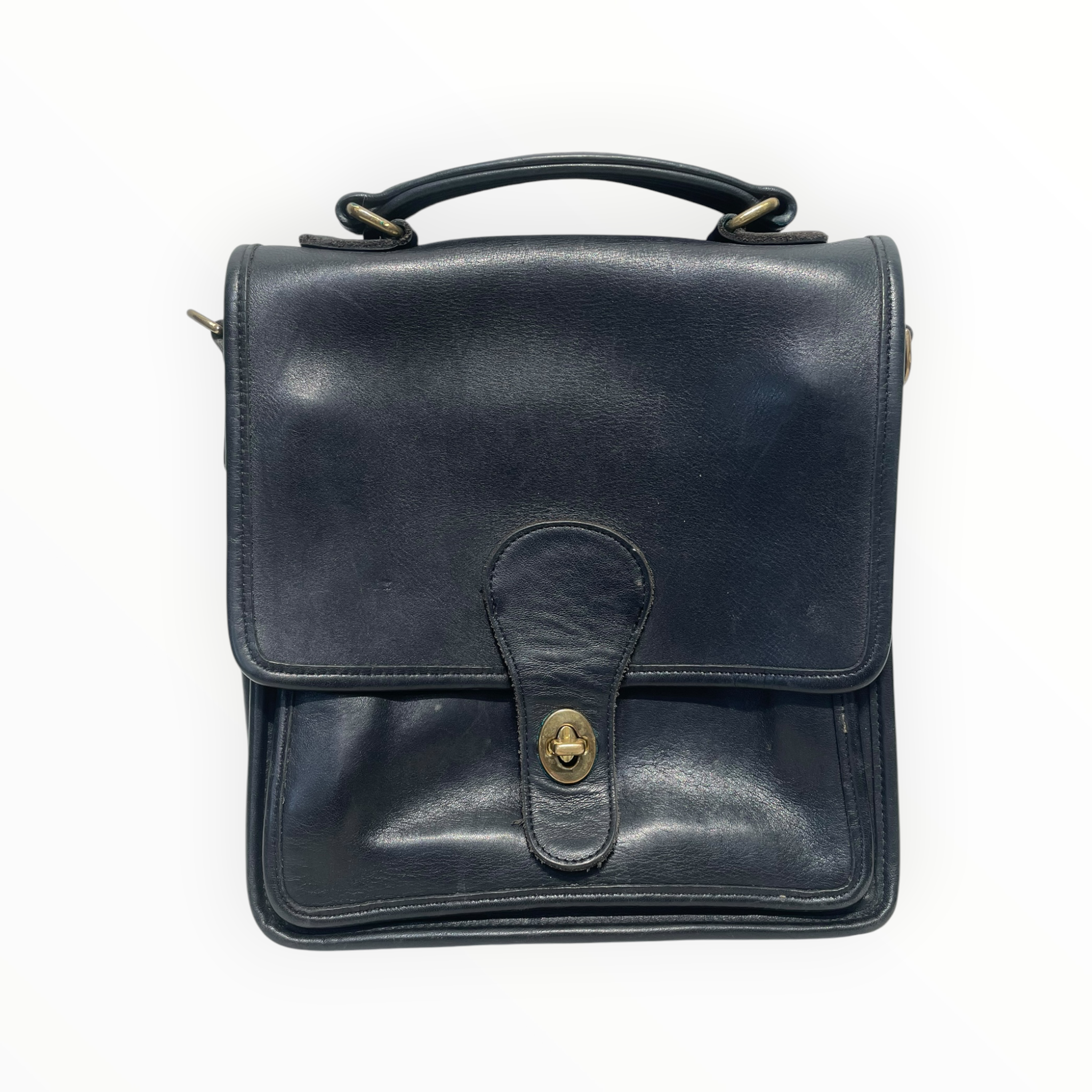 COACH/Vintage/Bag/Leather/BLK/MADE IN USA STATION BAG view 3