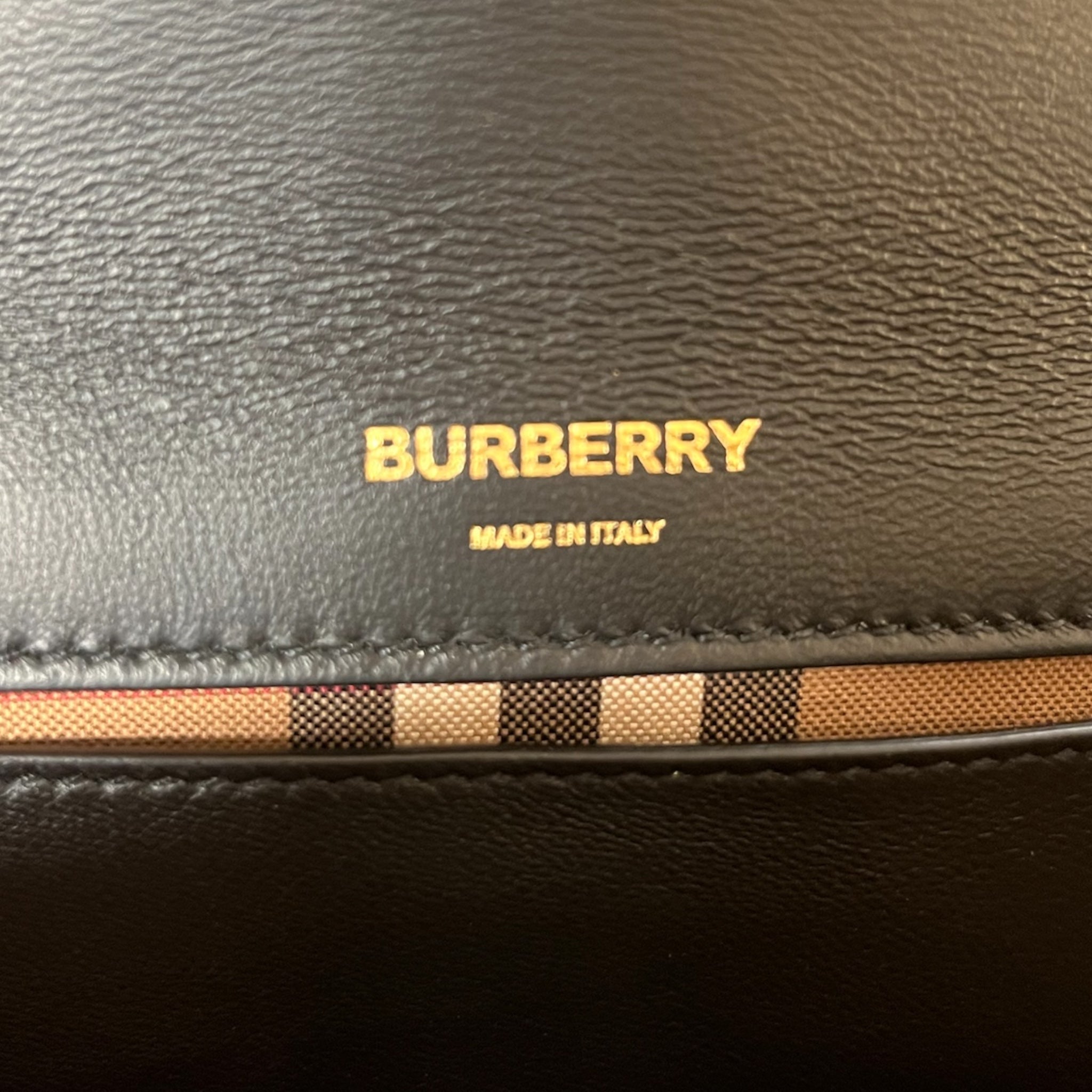 BURBERRY/Cross Body Bag/Plaid/Leather/BRW/ view 5