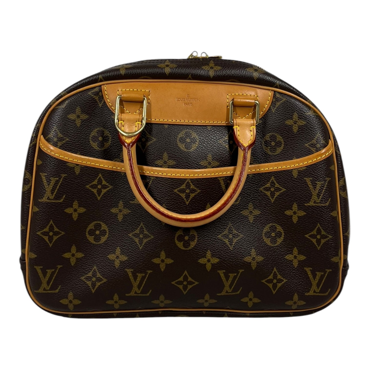 LOUIS VUITTON/Bag/Monogram/Leather/BRW/Trouville handbag view 1