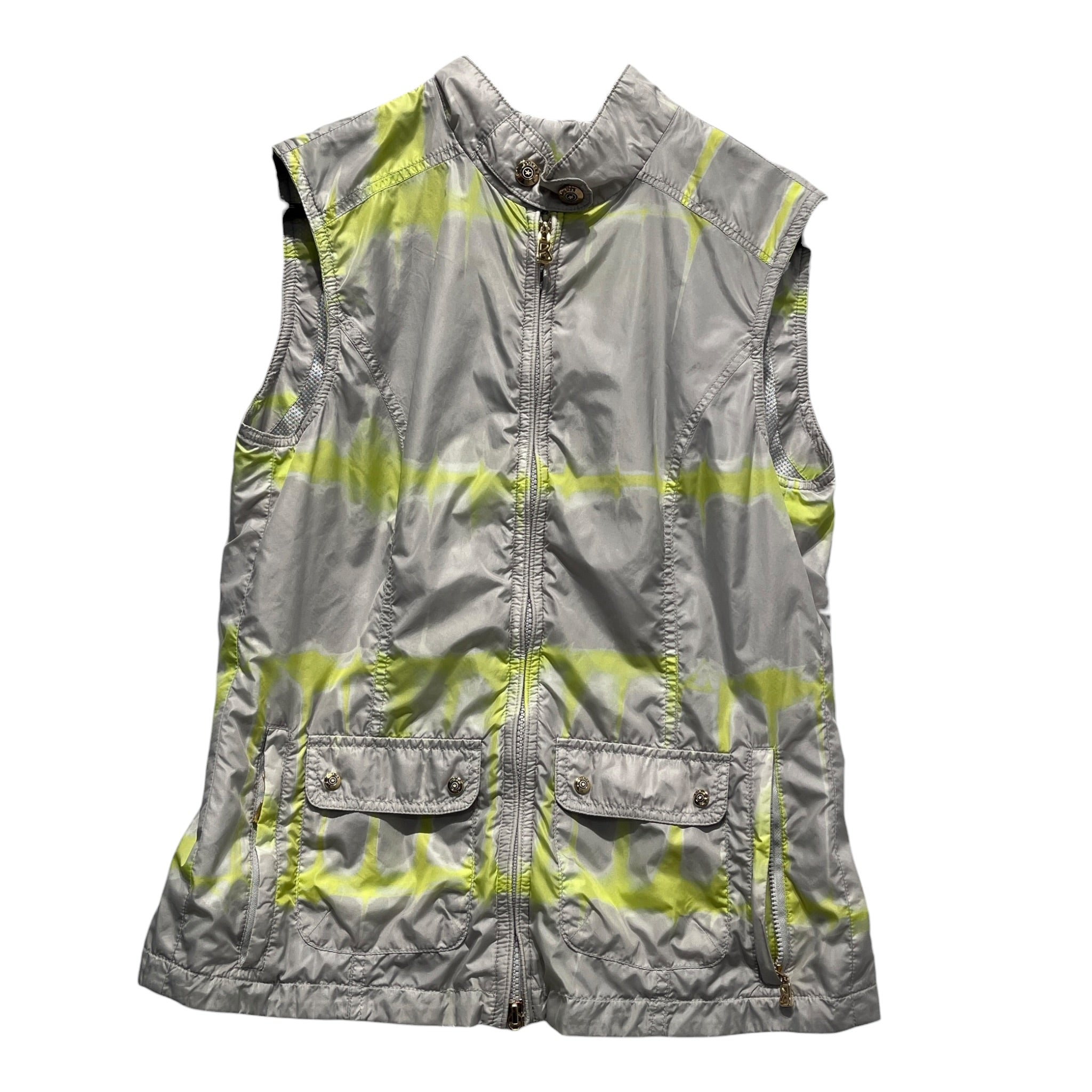 Bogner/Nylon Vest/8/Nylon/SLV/GREEN NEON DESIGN view 1