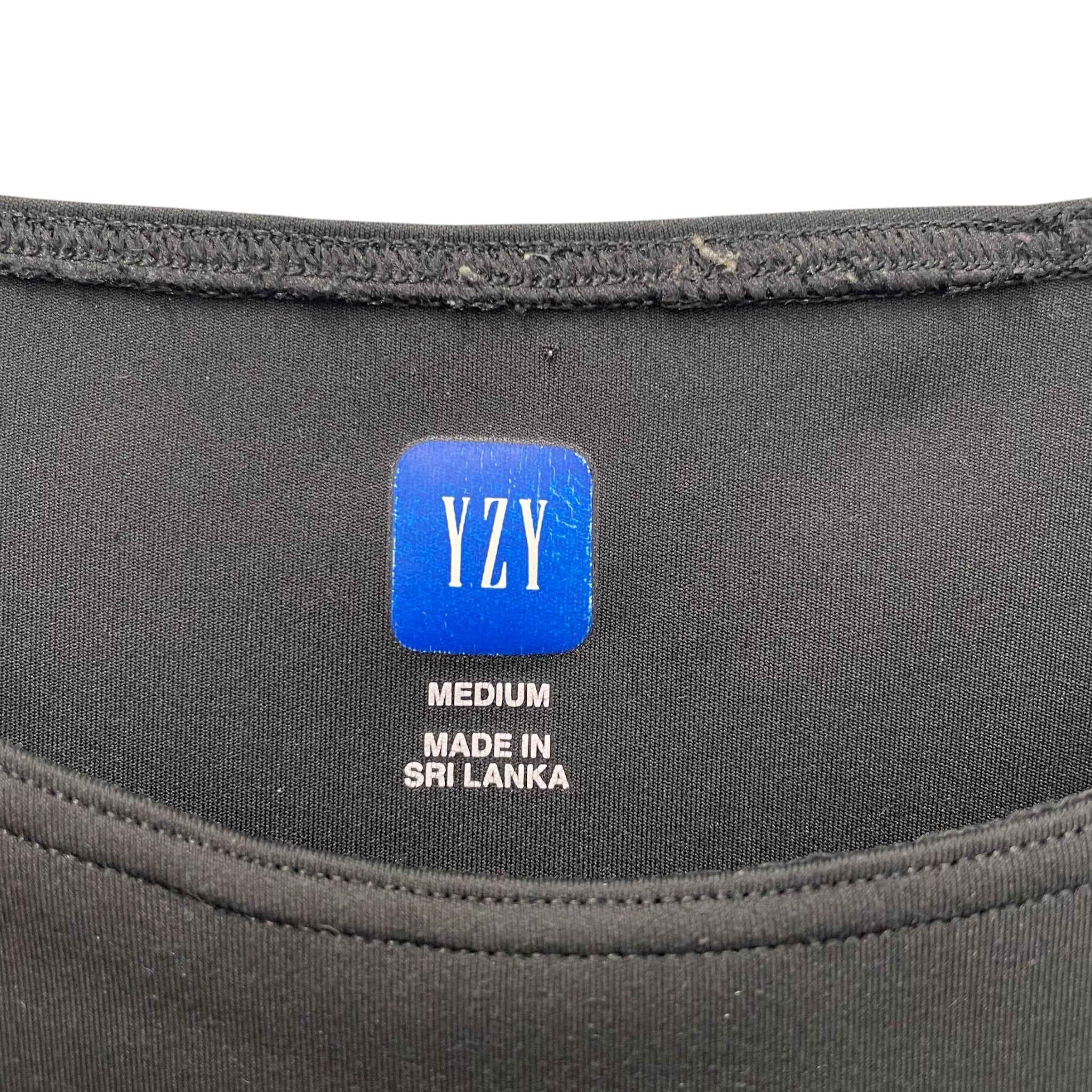 YEEZY GAP ENGINEERED BY BALENCIAGA/LS T-Shirt/M/Polyester/BLK/FRONT POCKET CHEST view 3