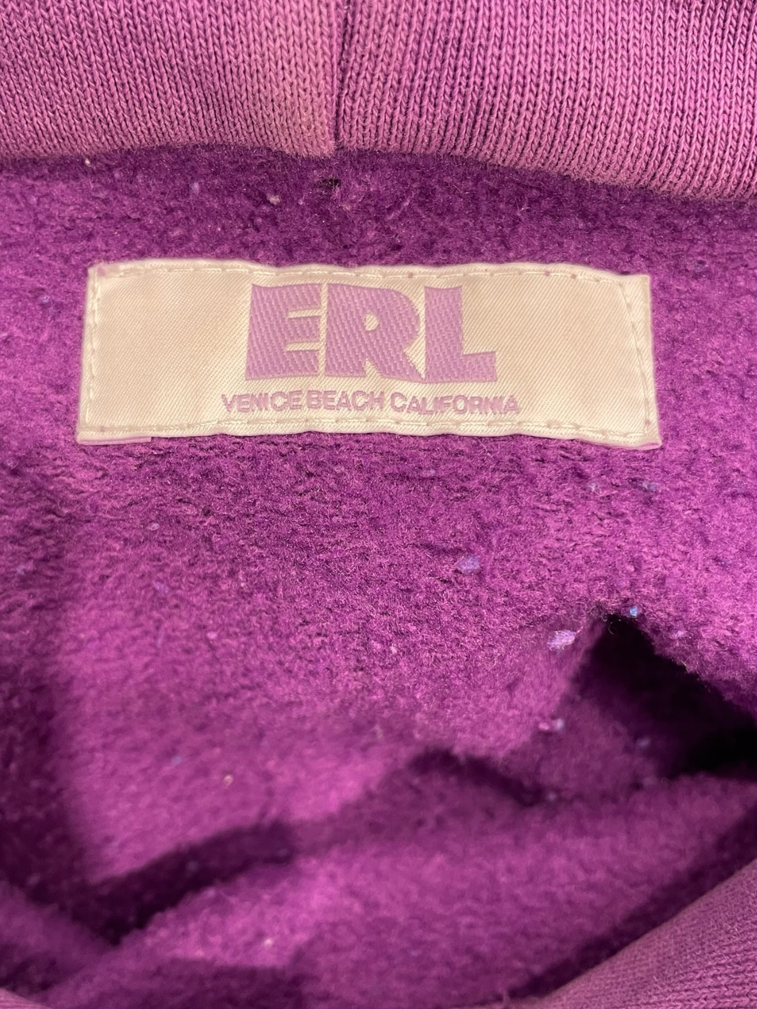 erl/Hoodie/M/Cotton/PPL/blue swirl view 3