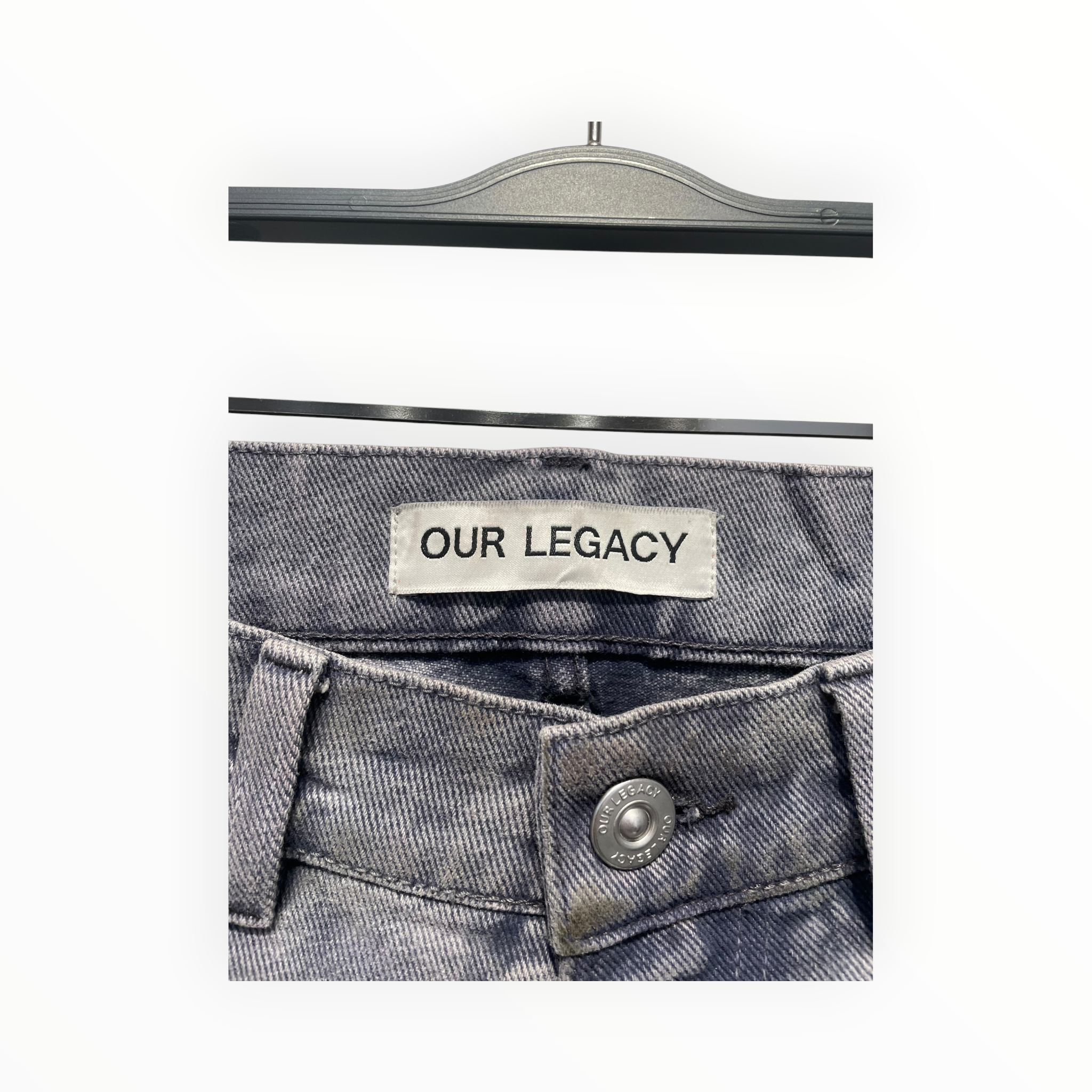 OUR LEGACY/Pants/32/Denim/IDG/WASHED PANTS view 3