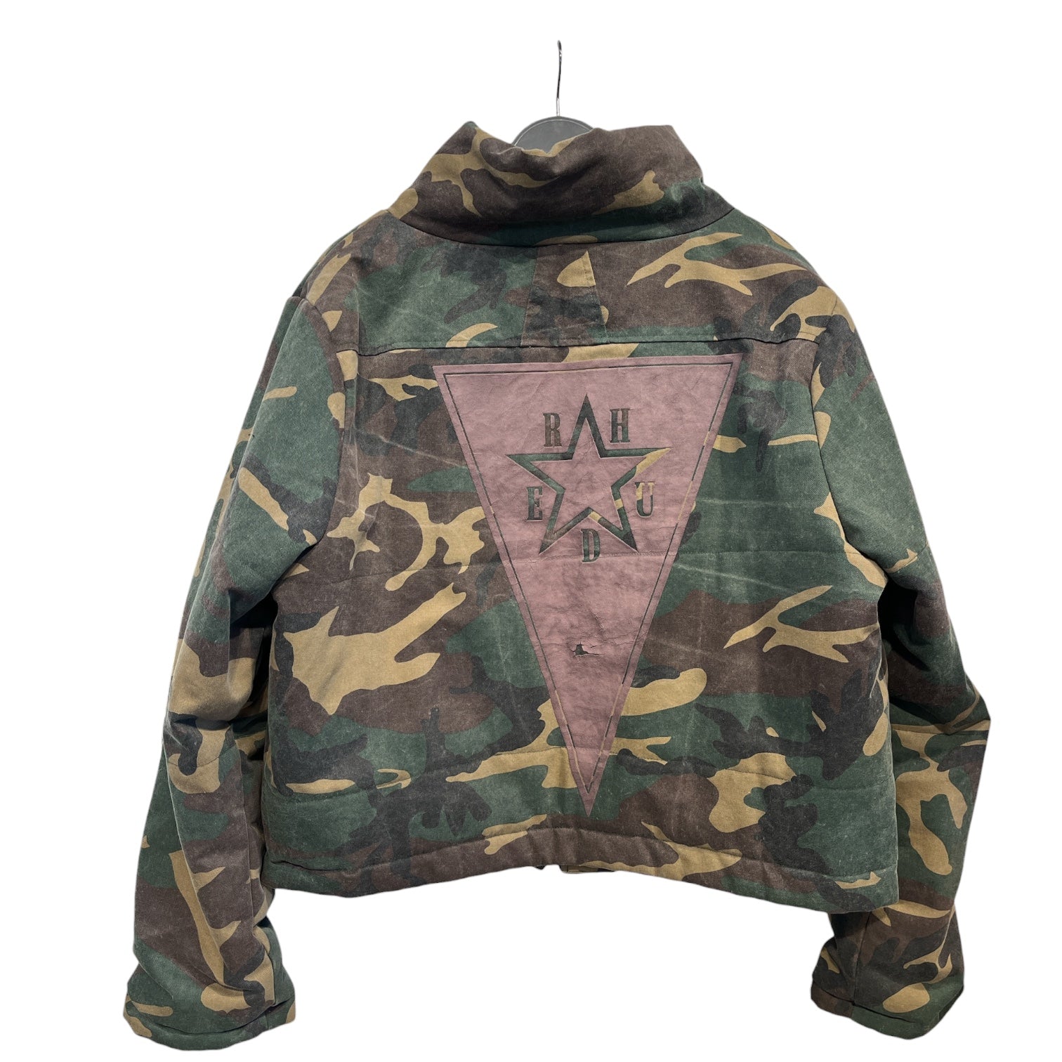 RHUDE/Puffer Jkt/L/GRN/camo puffer view 2