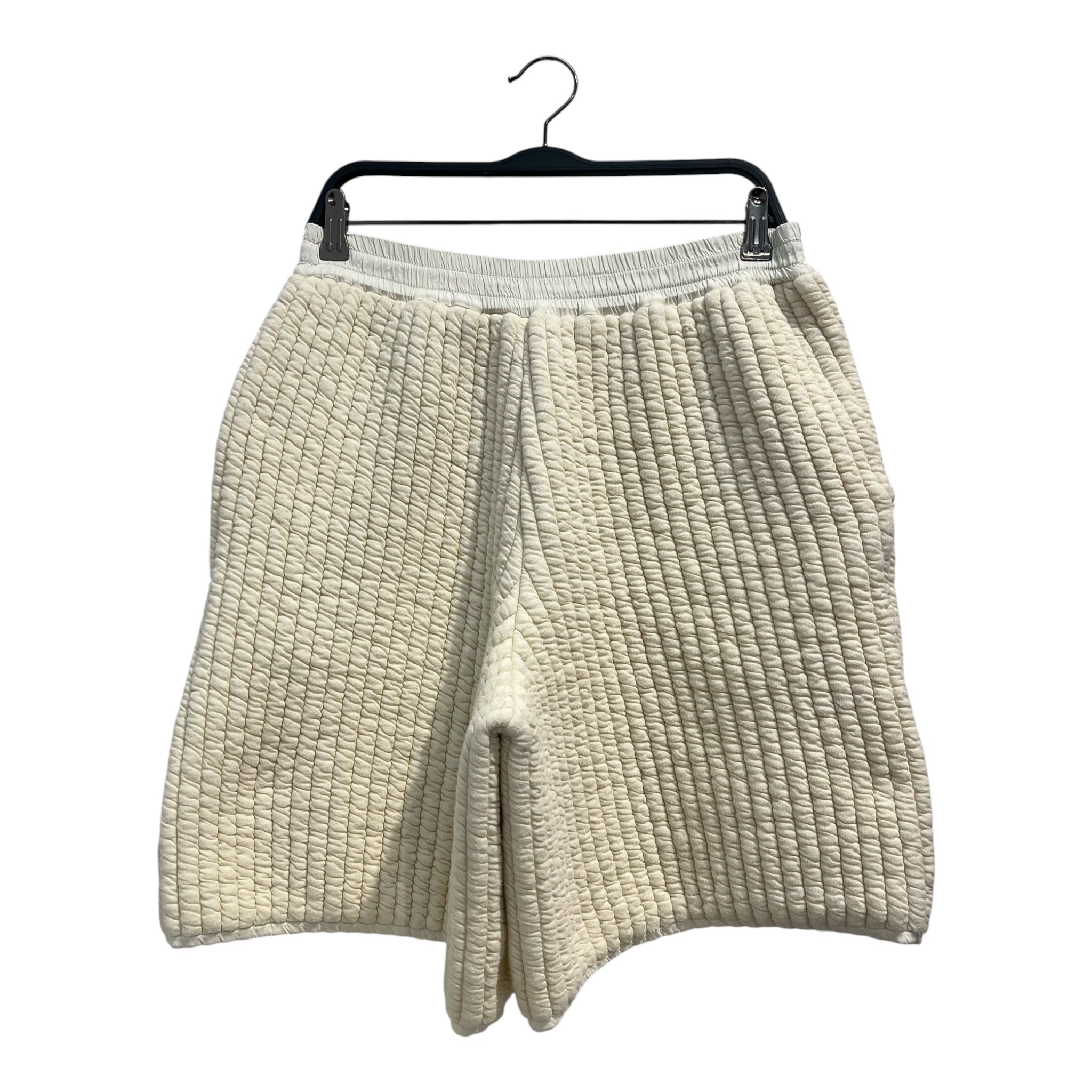 JIL SANDER/Shorts/L/Cotton/WHT/QUILTED SHORTS view 2