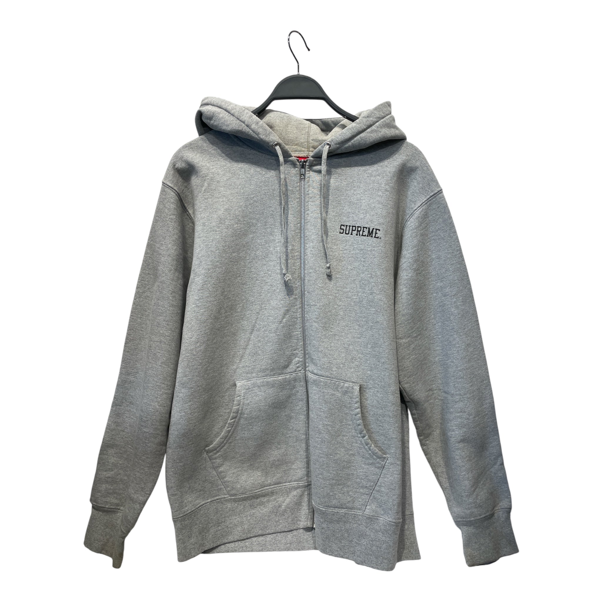 Supreme/Zip Up Hoodie/XL/Cotton/GRY/TOSHIO MAEDA ZIP UP view 1