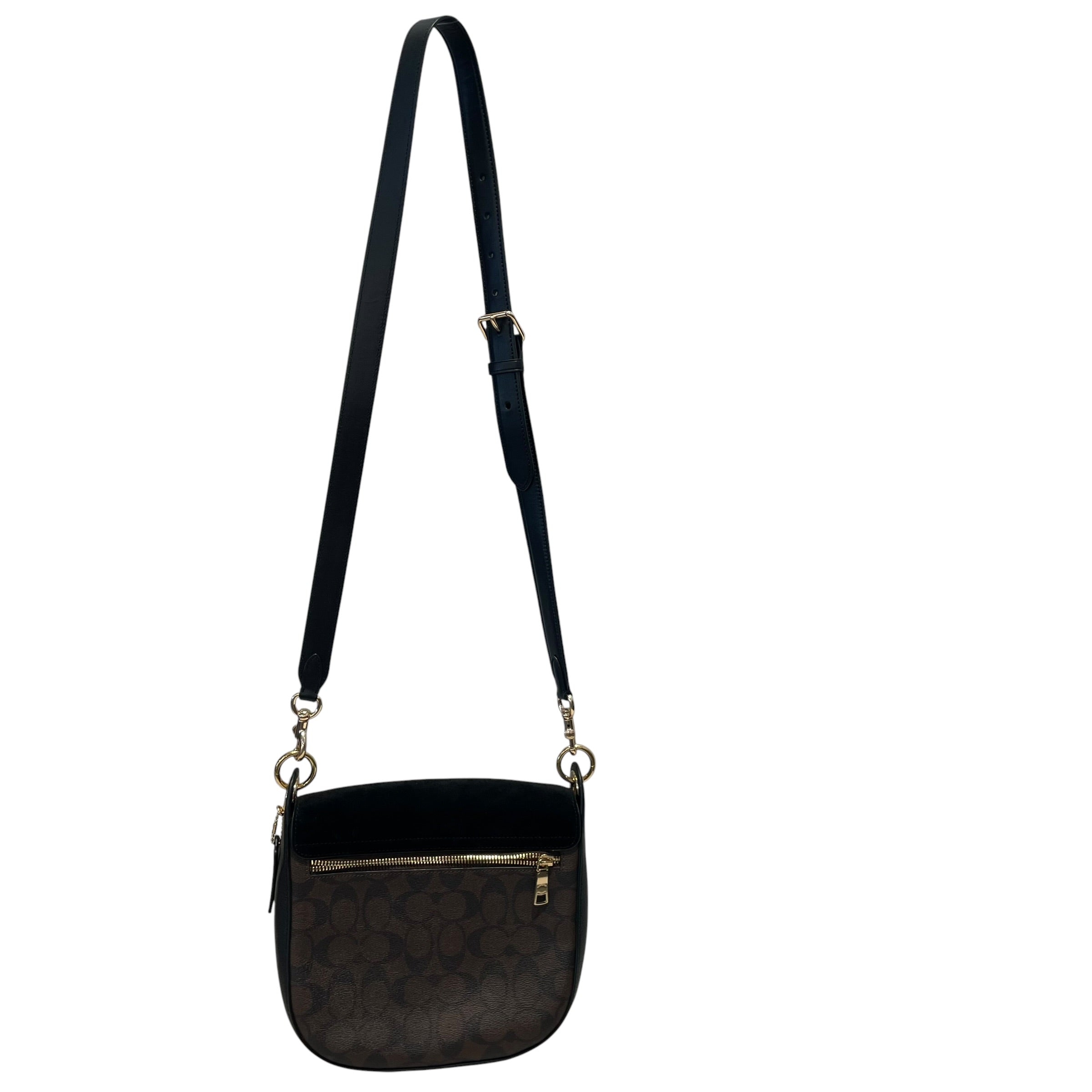 COACH/Cross Body Bag/Monogram/Leather/BLK/Kleo bag 23 view 2