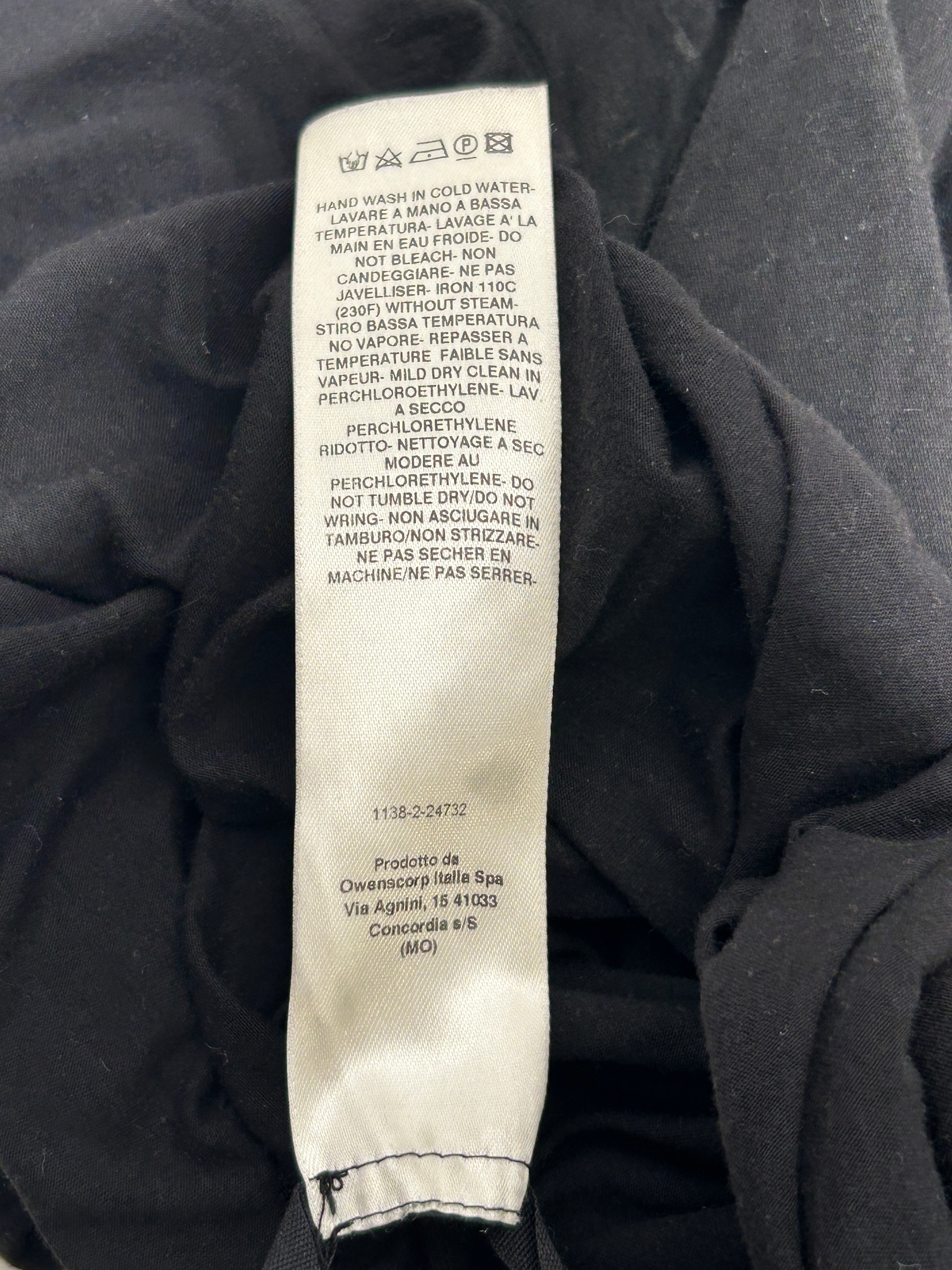 Rick Owens/T-Shirt/L/Cotton/BLK/SHEER BLK HI CUT SLEEVE view 4