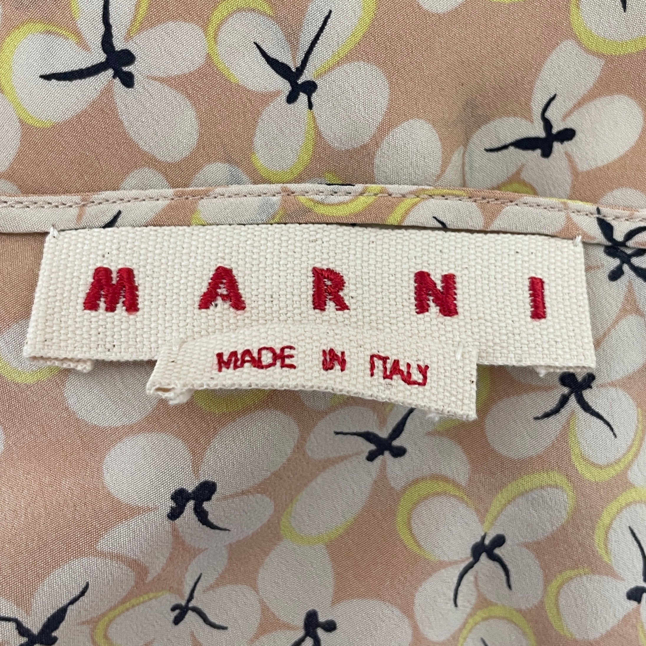 MARNI/Blouse/40/Floral Pattern/Cotton/PNK/ view 3