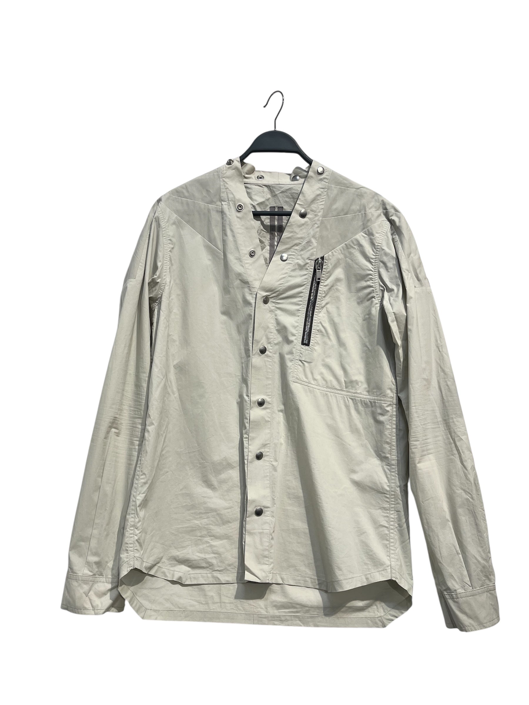 Rick Owens/LS Shirt/38/Cotton/WHT/SS21 BUTTON UP SHIRT view 1