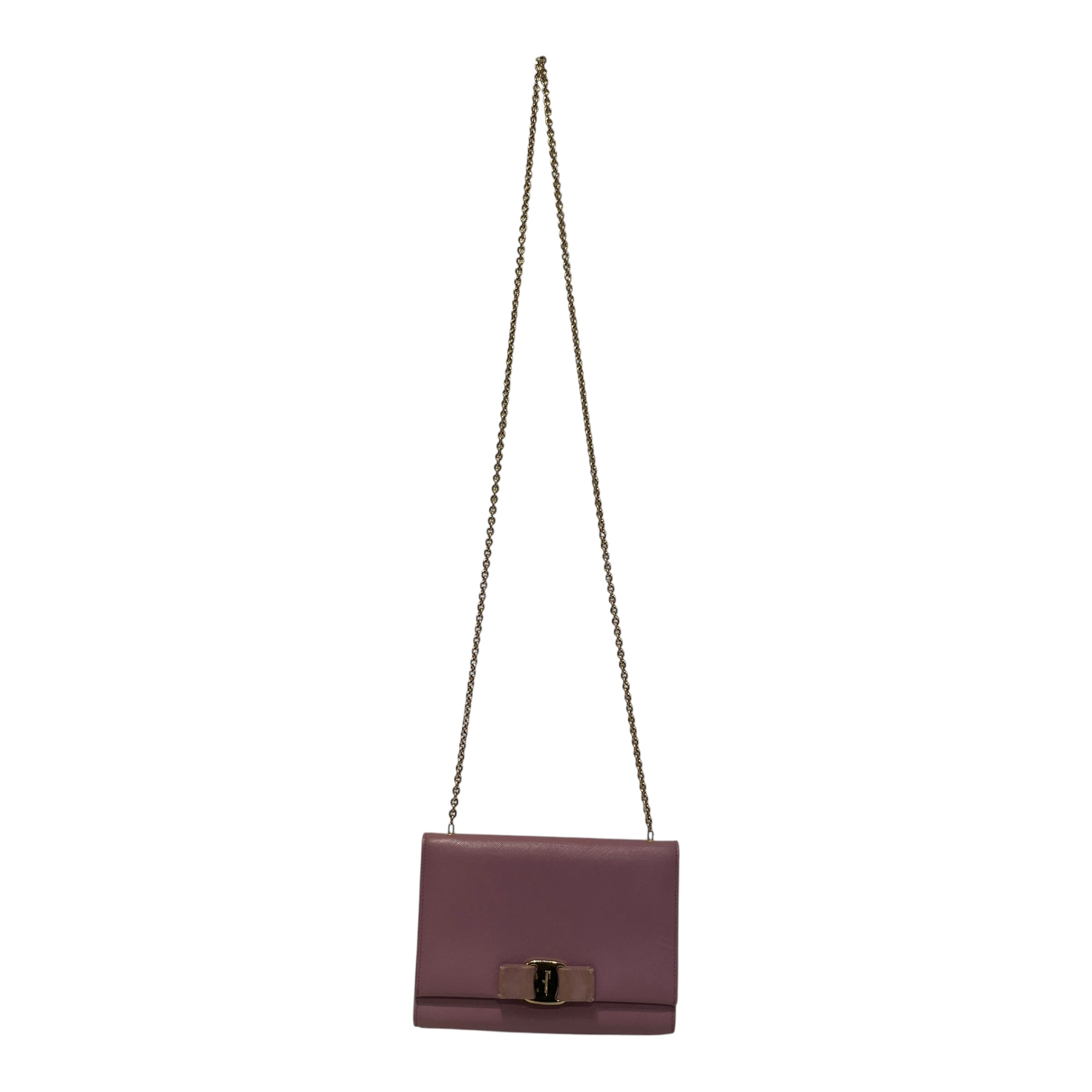 Salvatore Ferragamo/Cross Body Bag/Leather/PPL/Vara Bow Crossbody Bag view 1