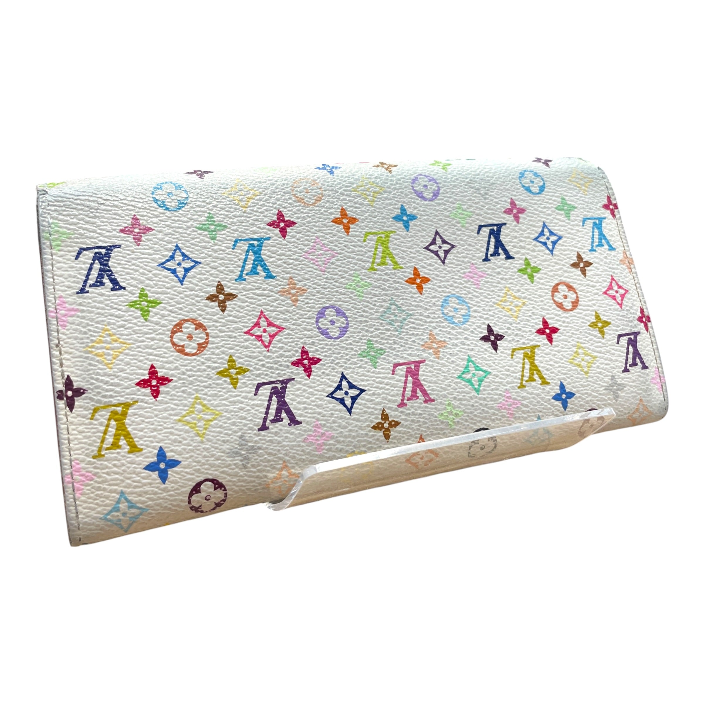LOUIS VUITTON/Long Wallet/Monogram/Leather/MLT/L's/Multicolor Sarah Blanc Wallet view 2