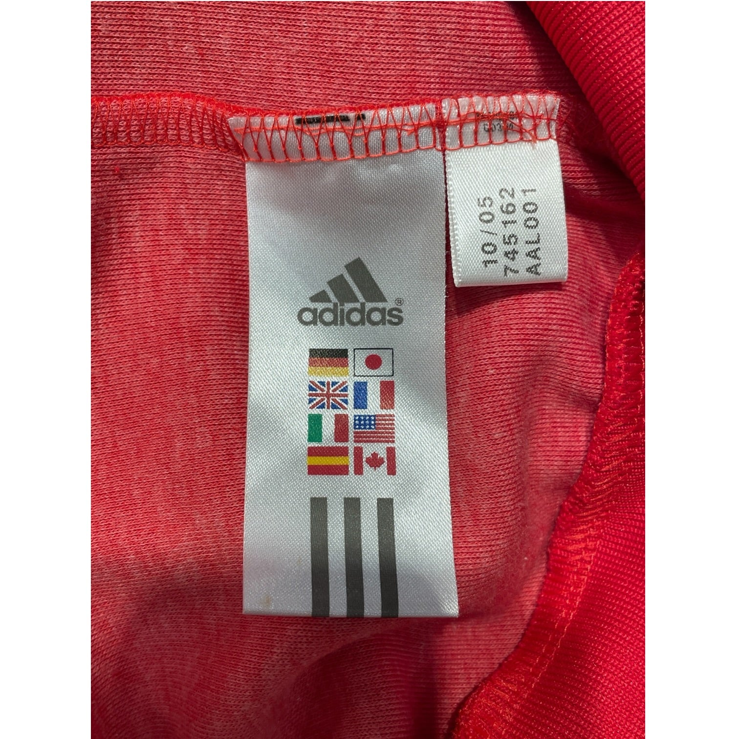 adidas/Jacket/M/Polyester/RED/ADIDAS ENGLAND 2006 FIFA WC view 4
