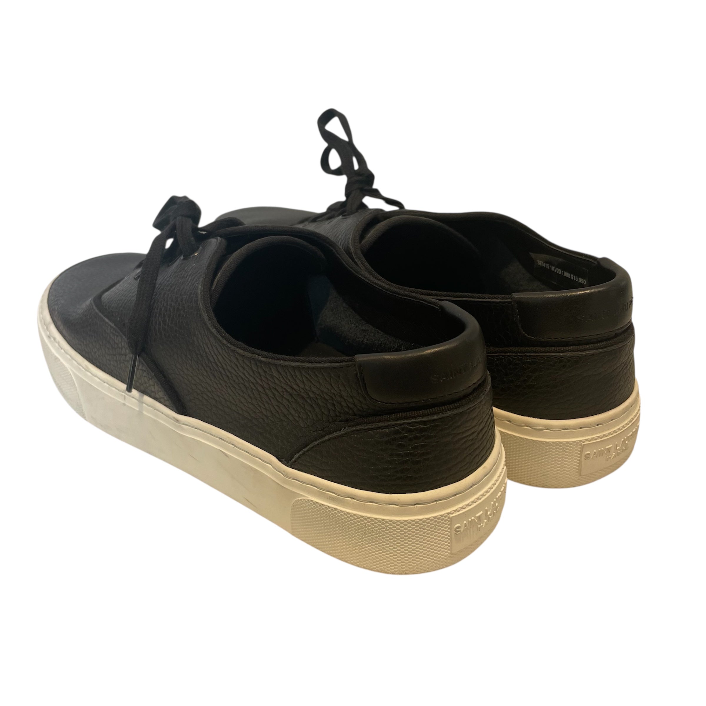 SAINT LAURENT/Low-Sneakers/US 9.5/Leather/BLK/venice/LA dust/moon view 2