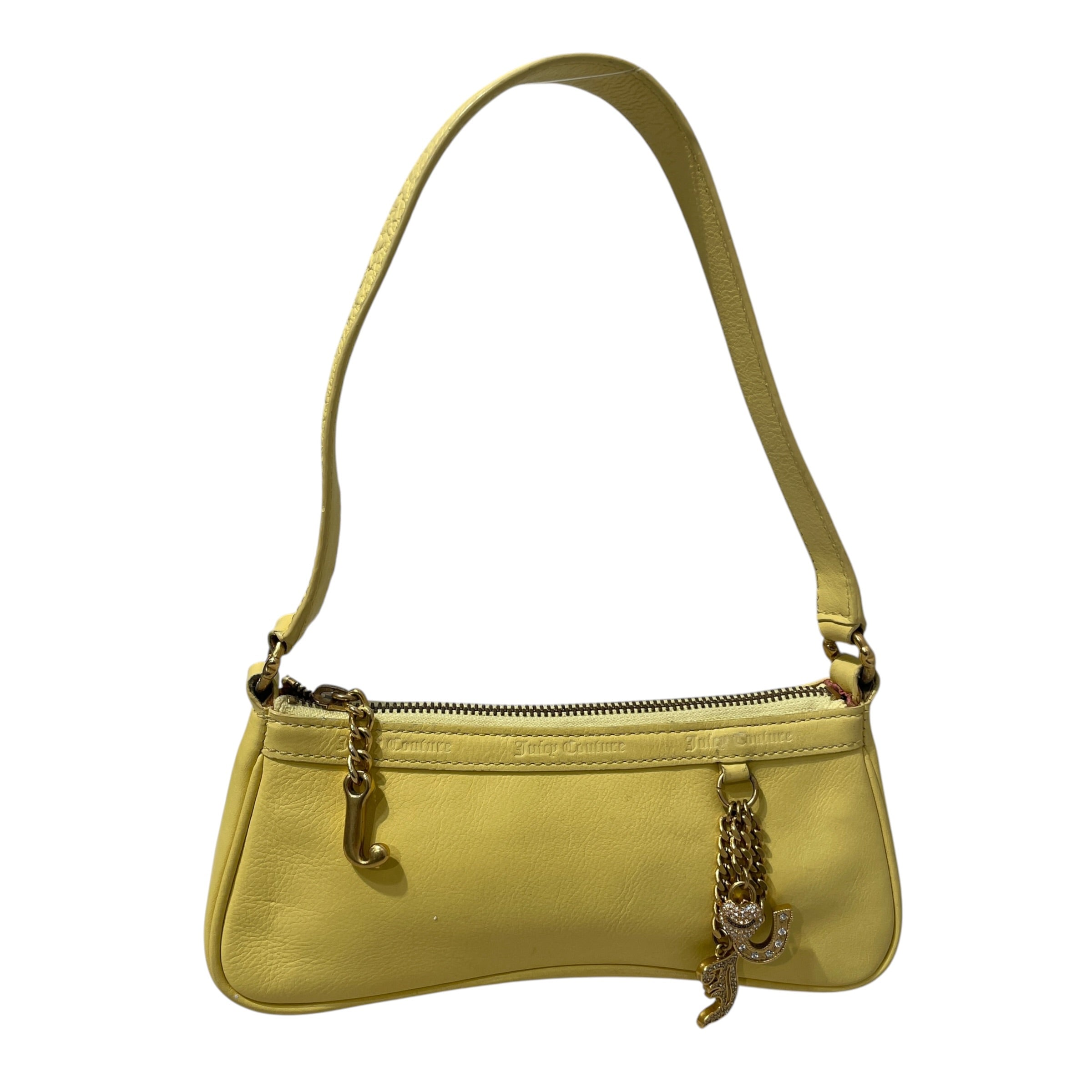 JUICY COUTURE/Hand Bag/Leather/YEL/Heart J Butter Bag view 2