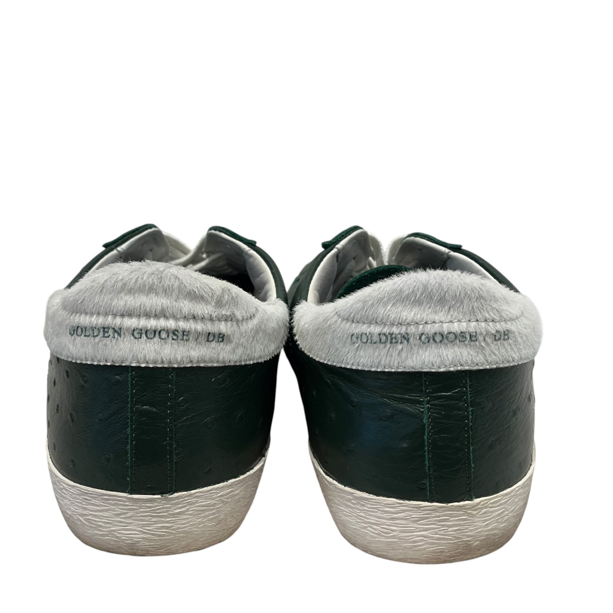 GOLDEN GOOSE/Low-Sneakers/EU 43/GRN/SUPERSTAR TEXTURED GREEN view 4