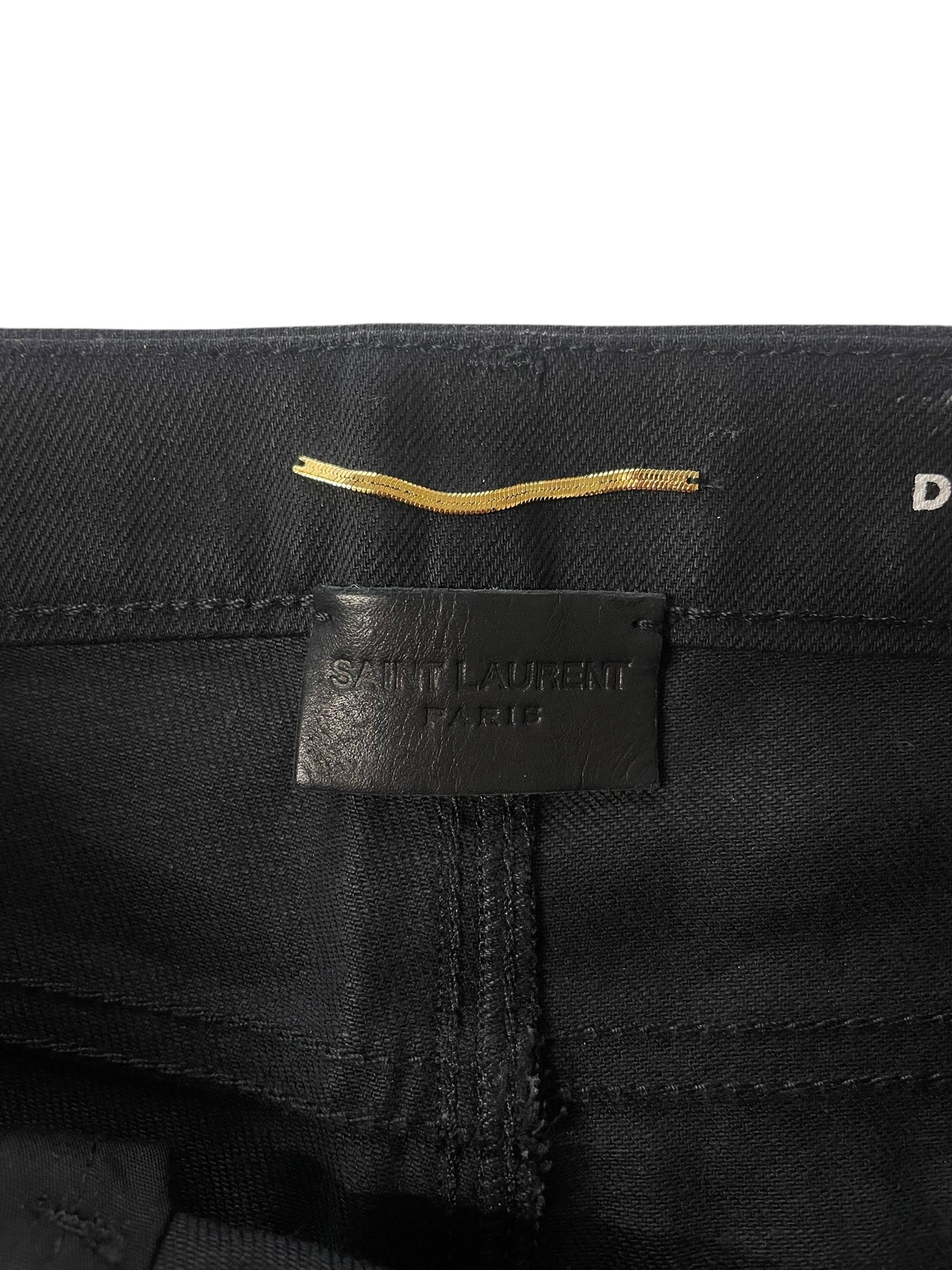 YVES SAINT LAURENT/Skinny Pants/24/Denim/BLK/DQ17 510141 YF869 1080 view 4