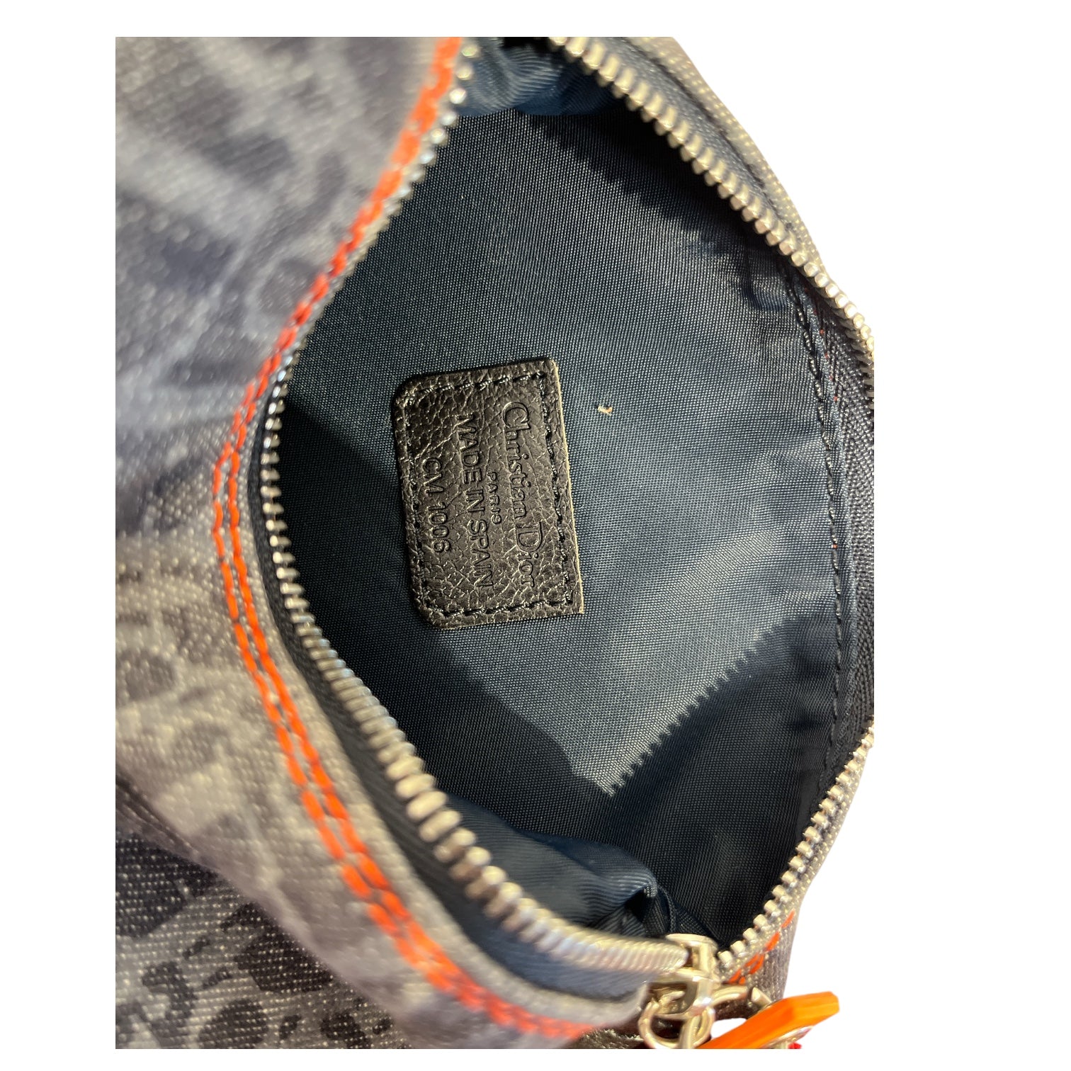 Christian Dior/Pouch/Monogram/Cotton/NVY/TROTTER DENIM COSMETIC BAG view 6