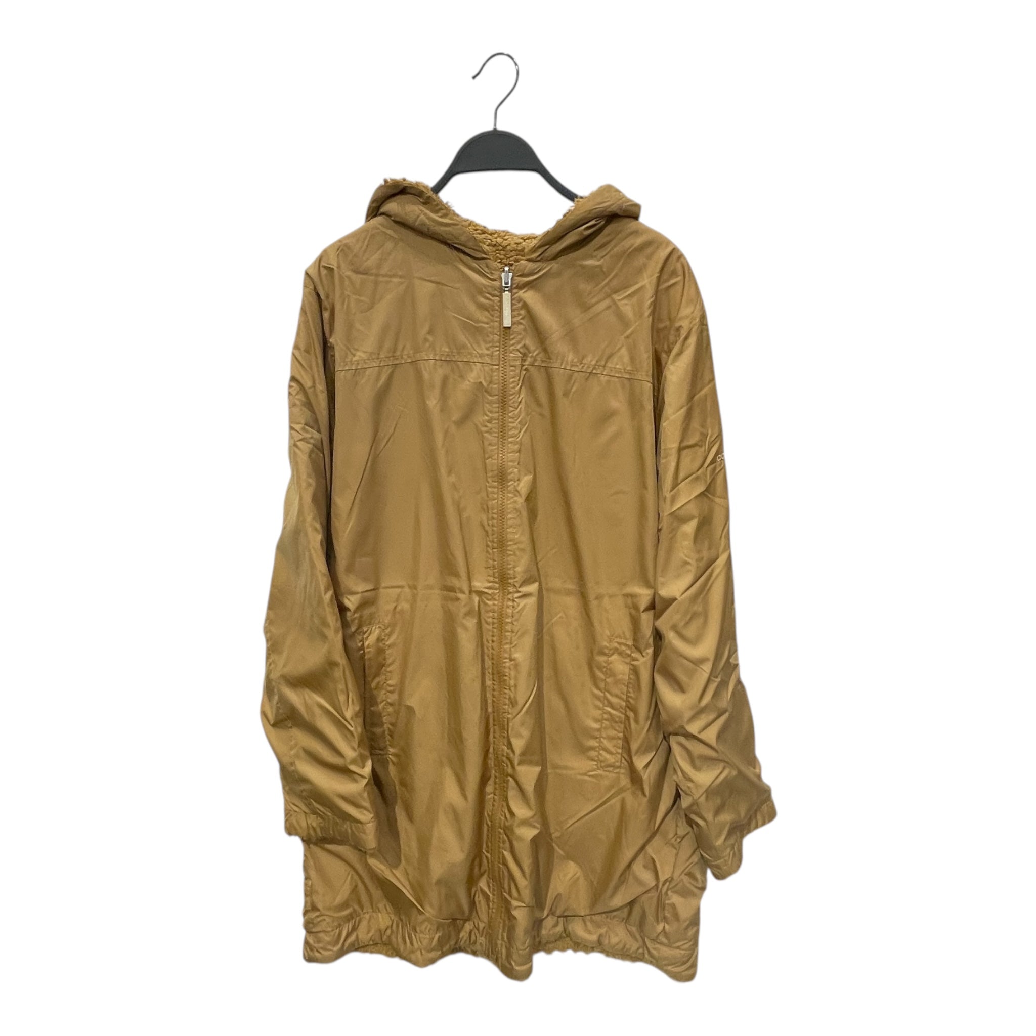 Courreges/Windbreaker/11/Nylon/BEG/SHERPA LINED NYLON COAT view 1