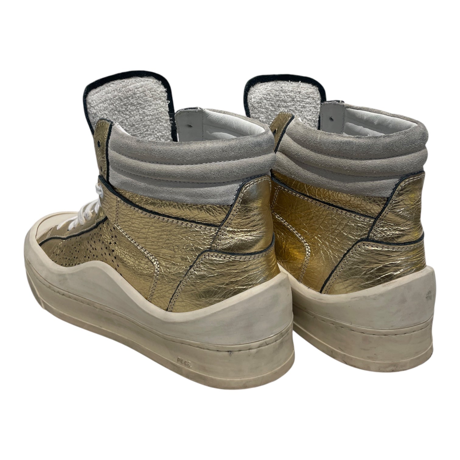 P448/Hi-Sneakers/US 10/GLD/high top view 2