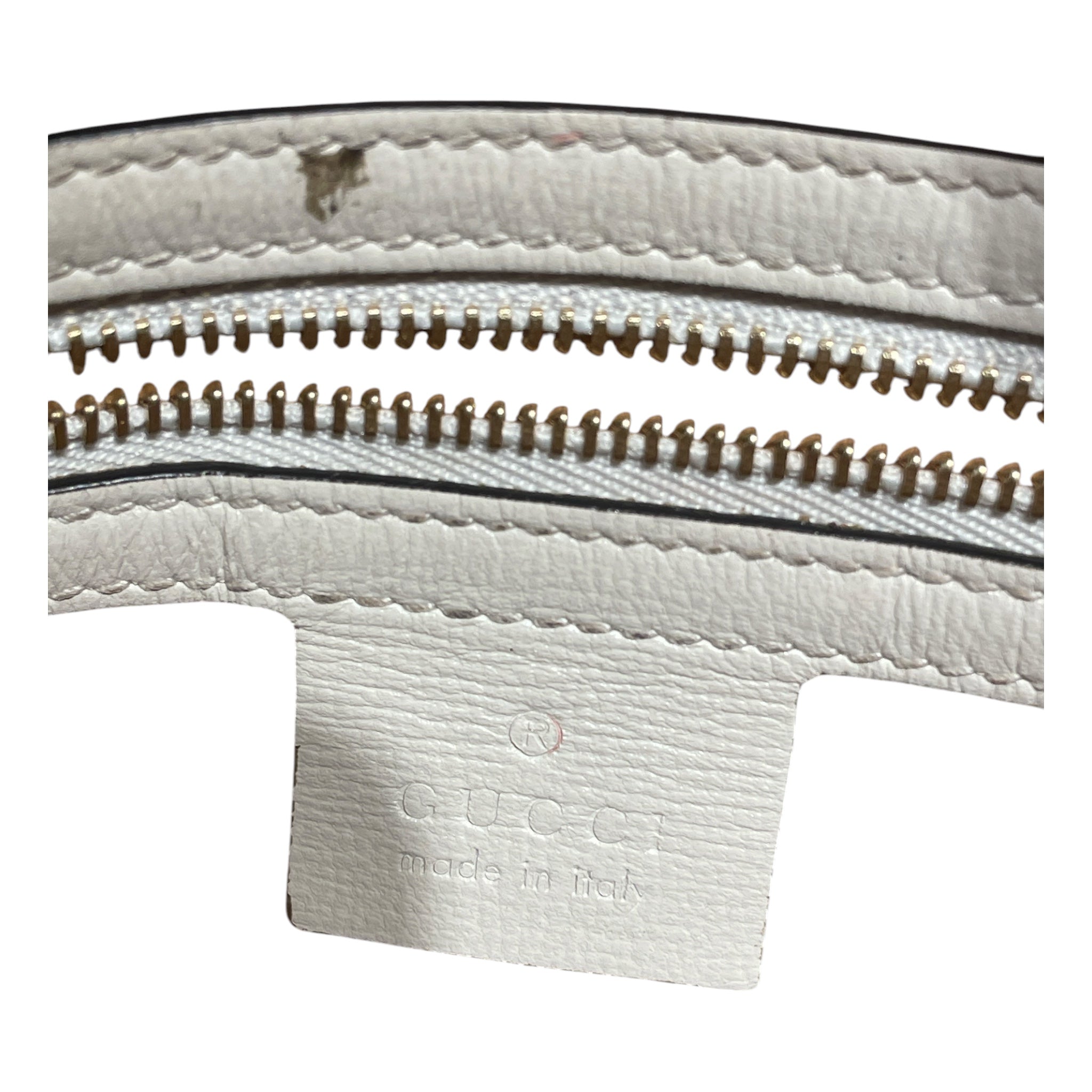 GUCCI/Cross Body Bag/All Over Print/Leather/WHT/monogram horsebit 1955 view 4