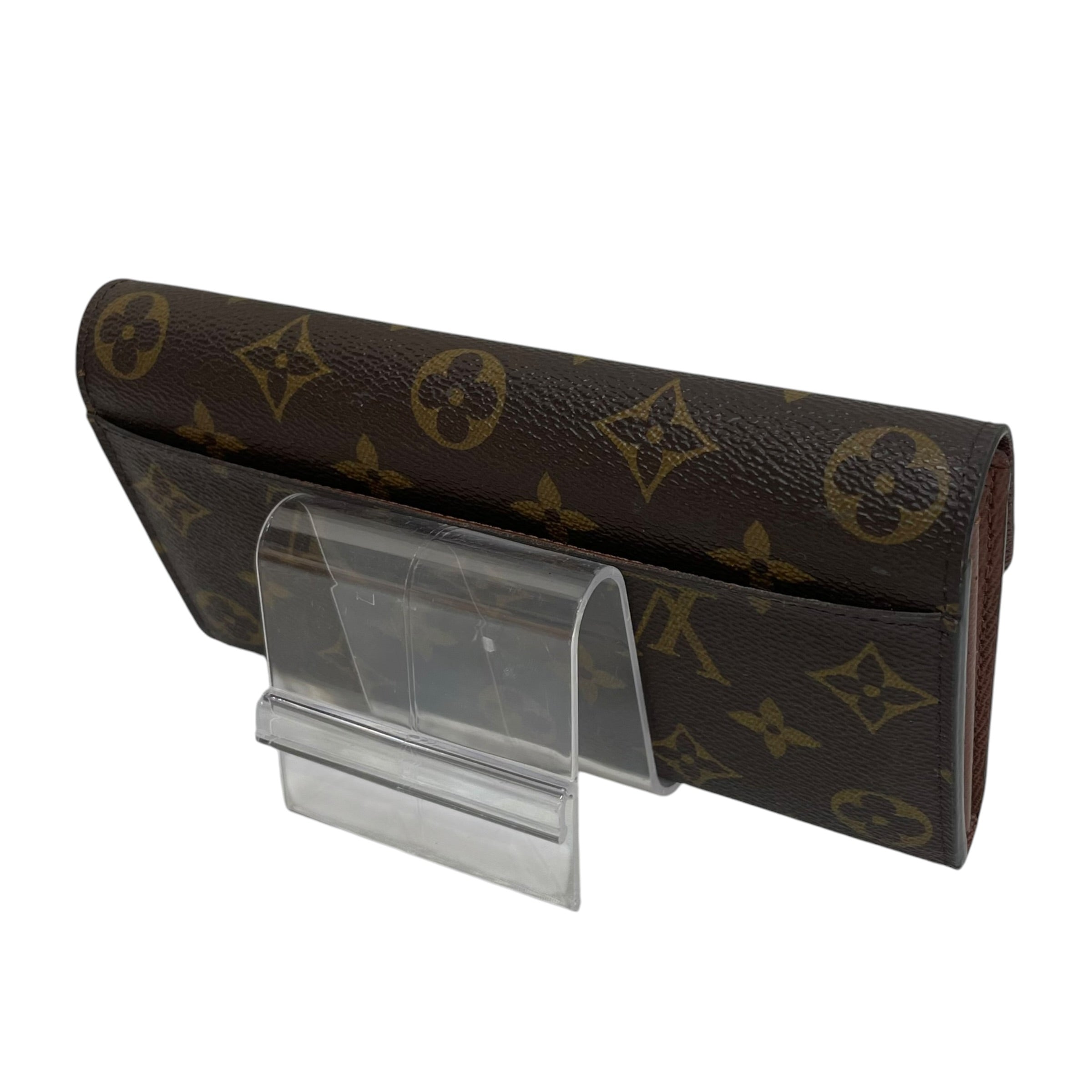 LOUIS VUITTON/Long Wallet/Monogram/Leather/BRW/M's/ view 2