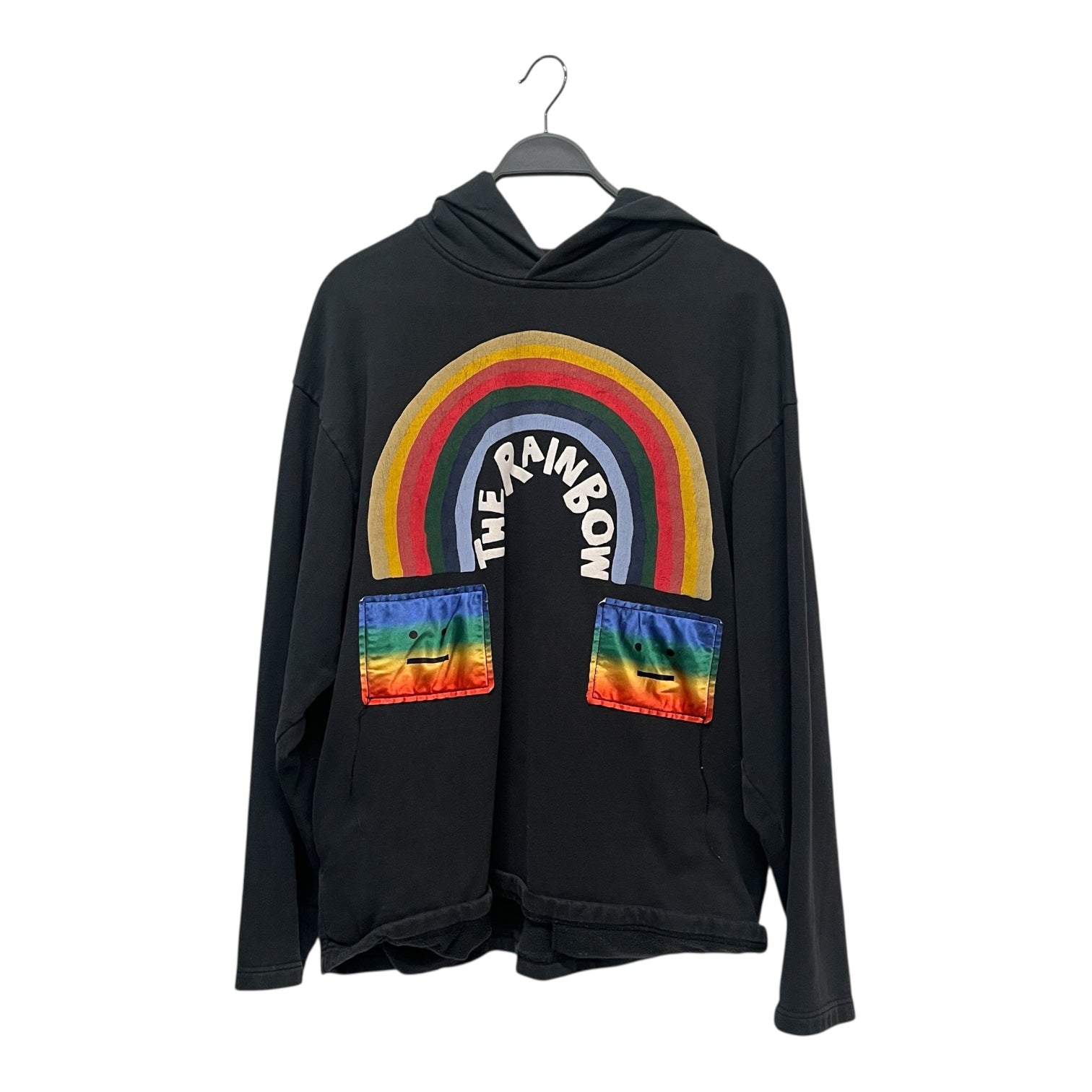 Acne Studios/Hoodie/S/Graphic/Cotton/BLK/The Rainbow view 1