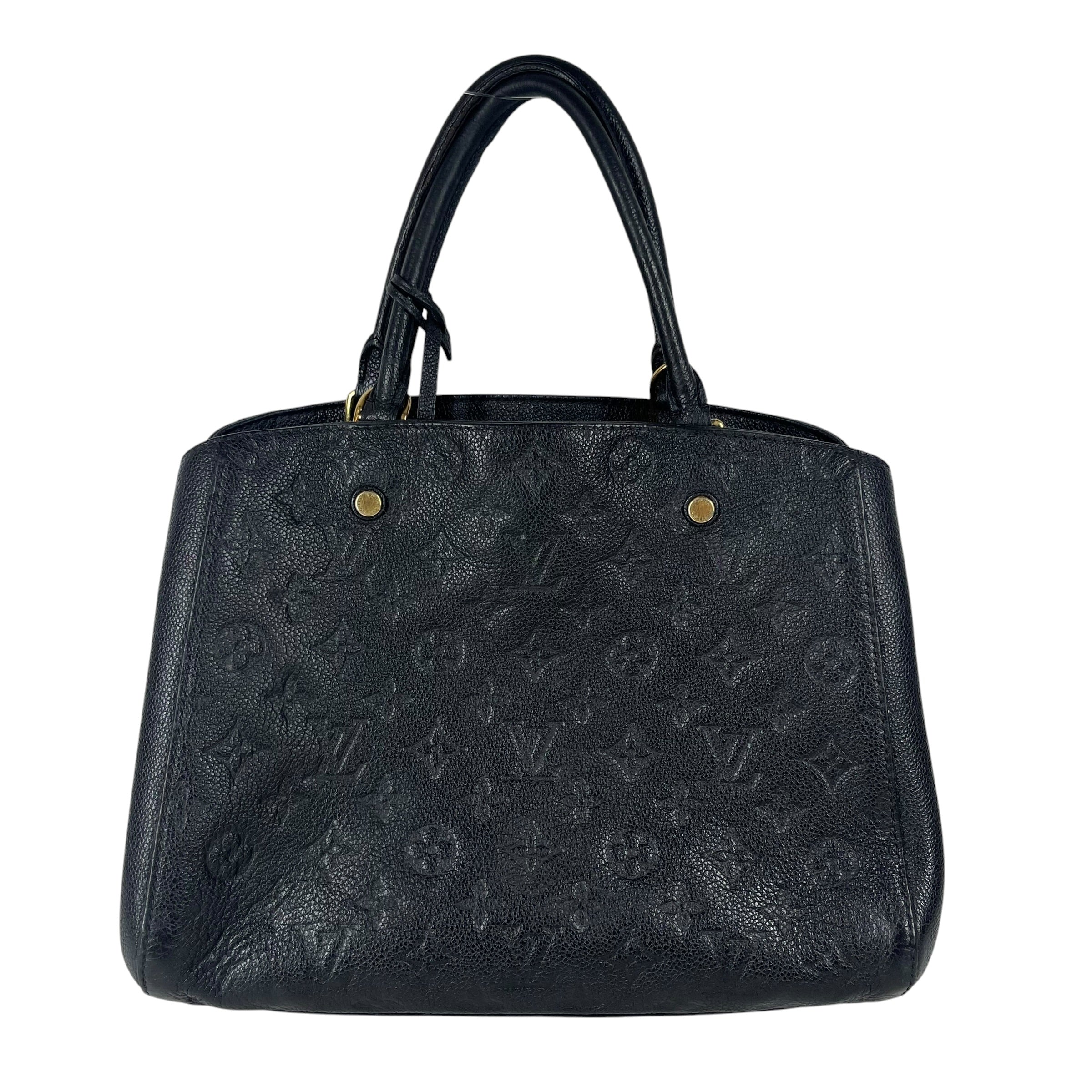 LOUIS VUITTON/Bag/Monogram/Leather/BLK/EMPREINTE MONTAIGNE view 1