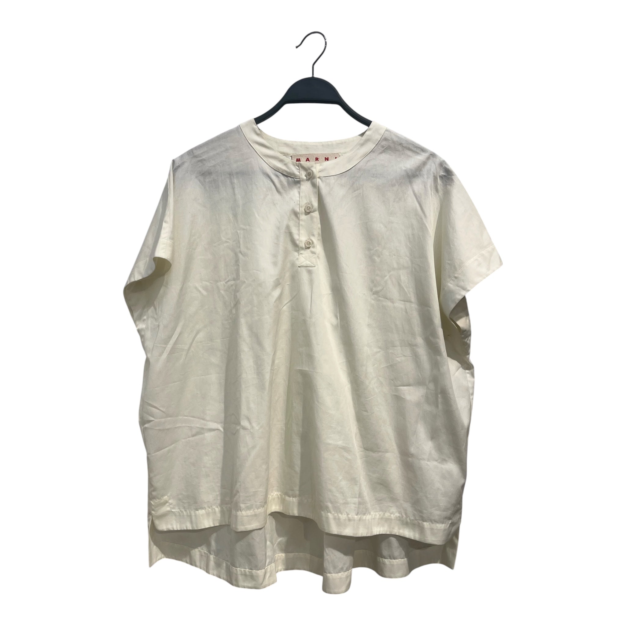 MARNI/SS Shirt/42/Cotton/CRM/ view 1