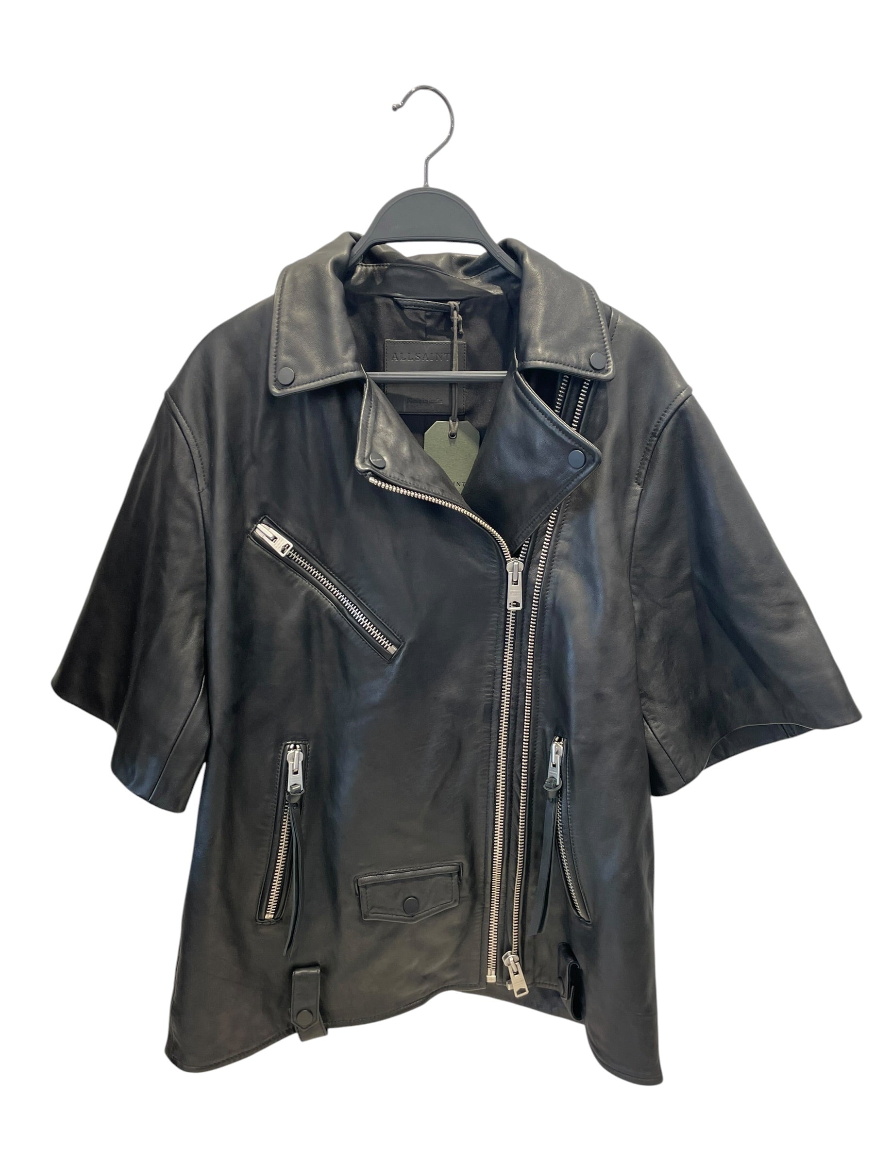 ALLSAINTS/Leather Jkt/M/Lambskin/BLK/Ripley Jacket view 1