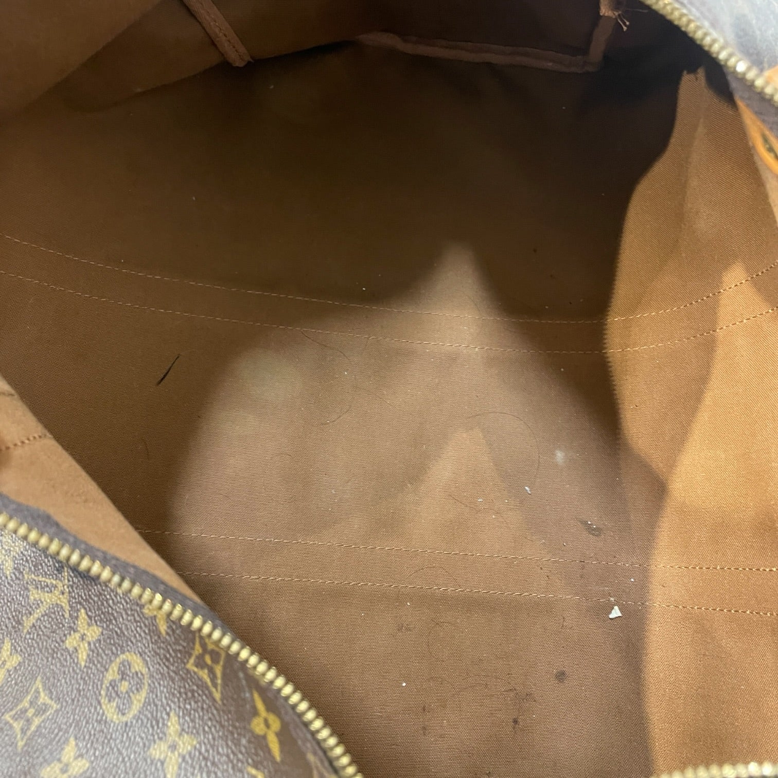 LOUIS VUITTON/Luggage/Monogram/Leather/BRW/Keepball Luggage 55 view 5