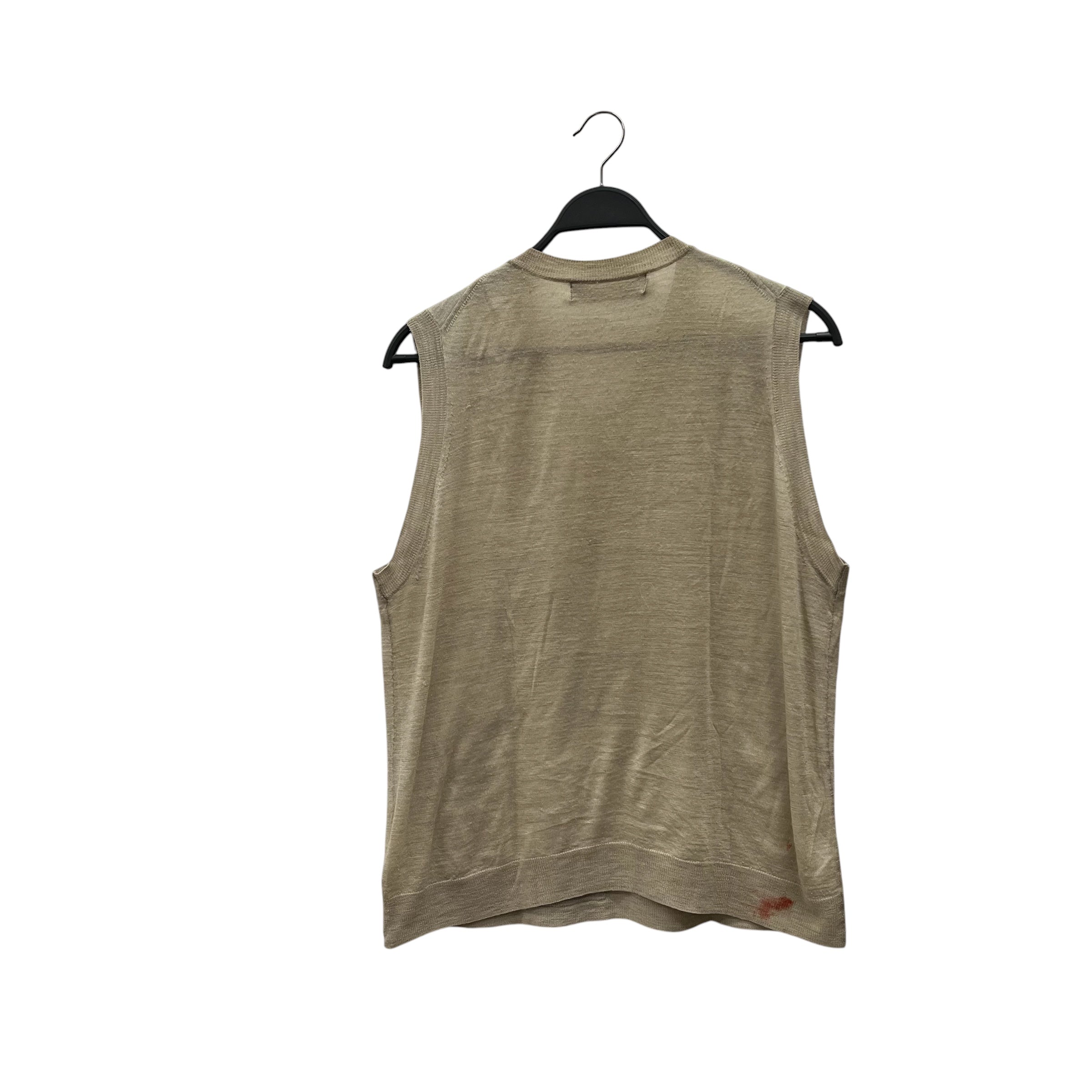 COMME des GARCONS HOMME PLUS/Knitted Vest/FREE/Acrylic/BEG/ view 2