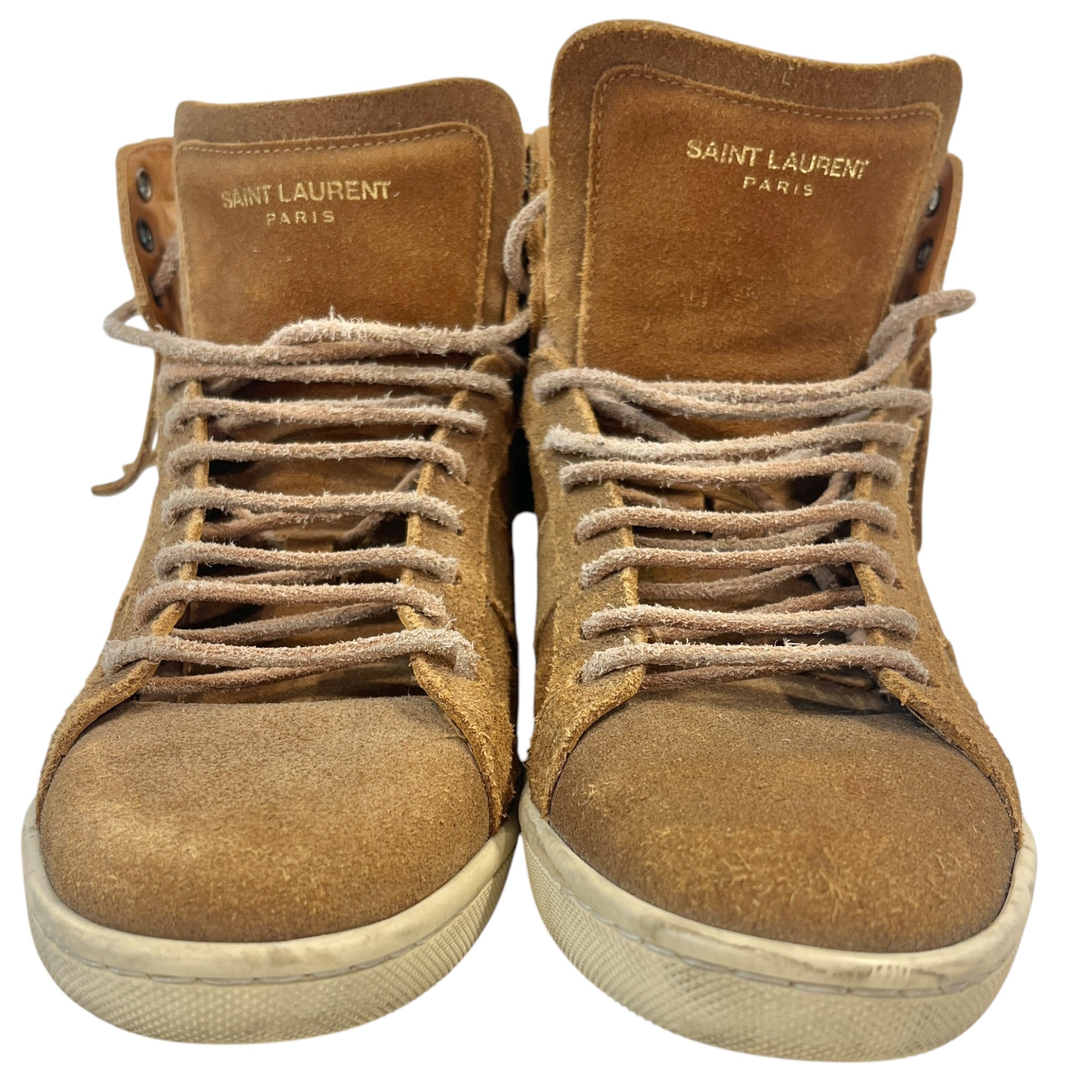 SAINT LAURENT/Hi-Sneakers/EU 37/Suede/CML/U-Tip/SL/18H FRINGE HIGHTOP view 5