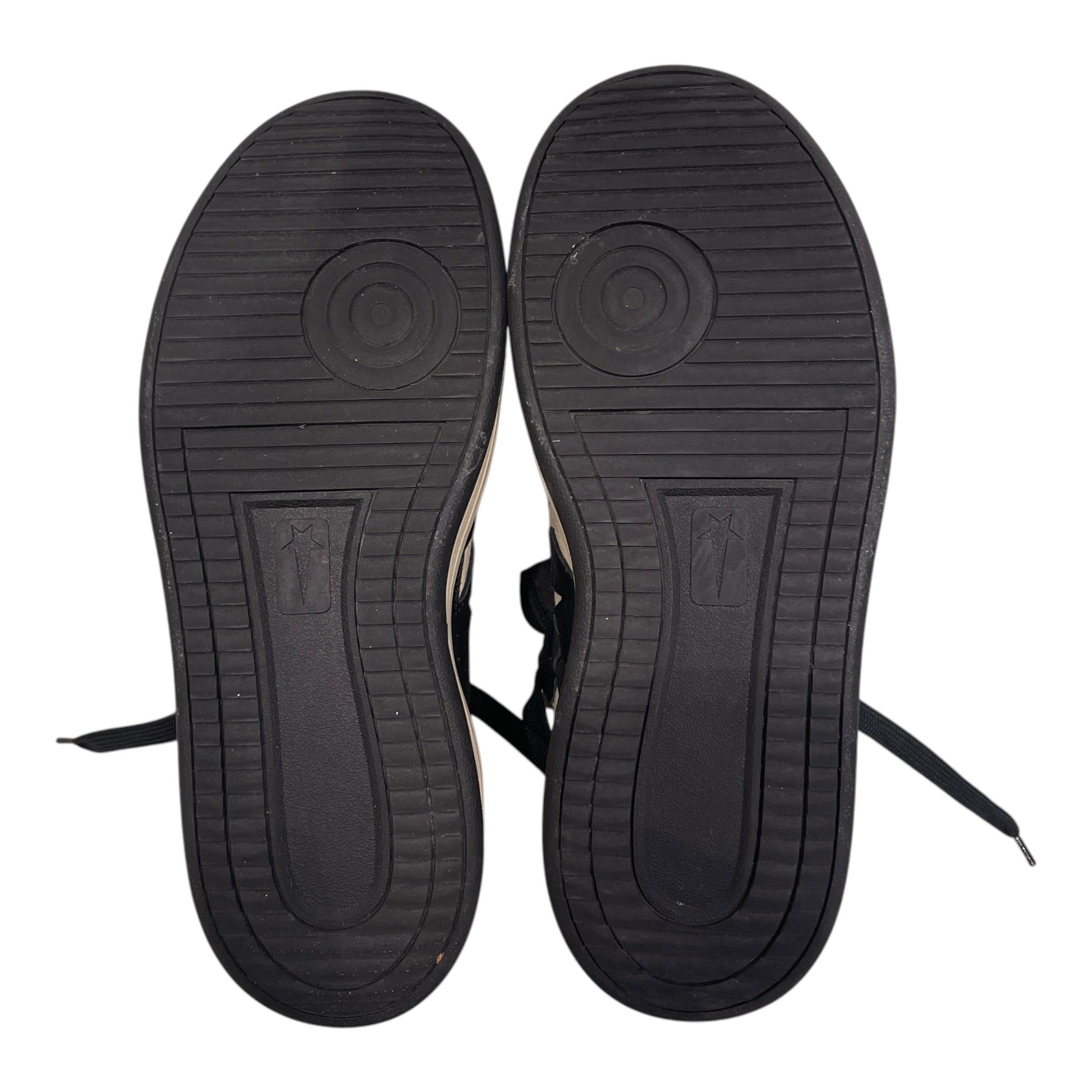 RICK OWENS DRKSHDW/CONVERSE/Hi-Sneakers/US 12/Leather/BLK/TURBOWPN HIGH BLK CRM view 5