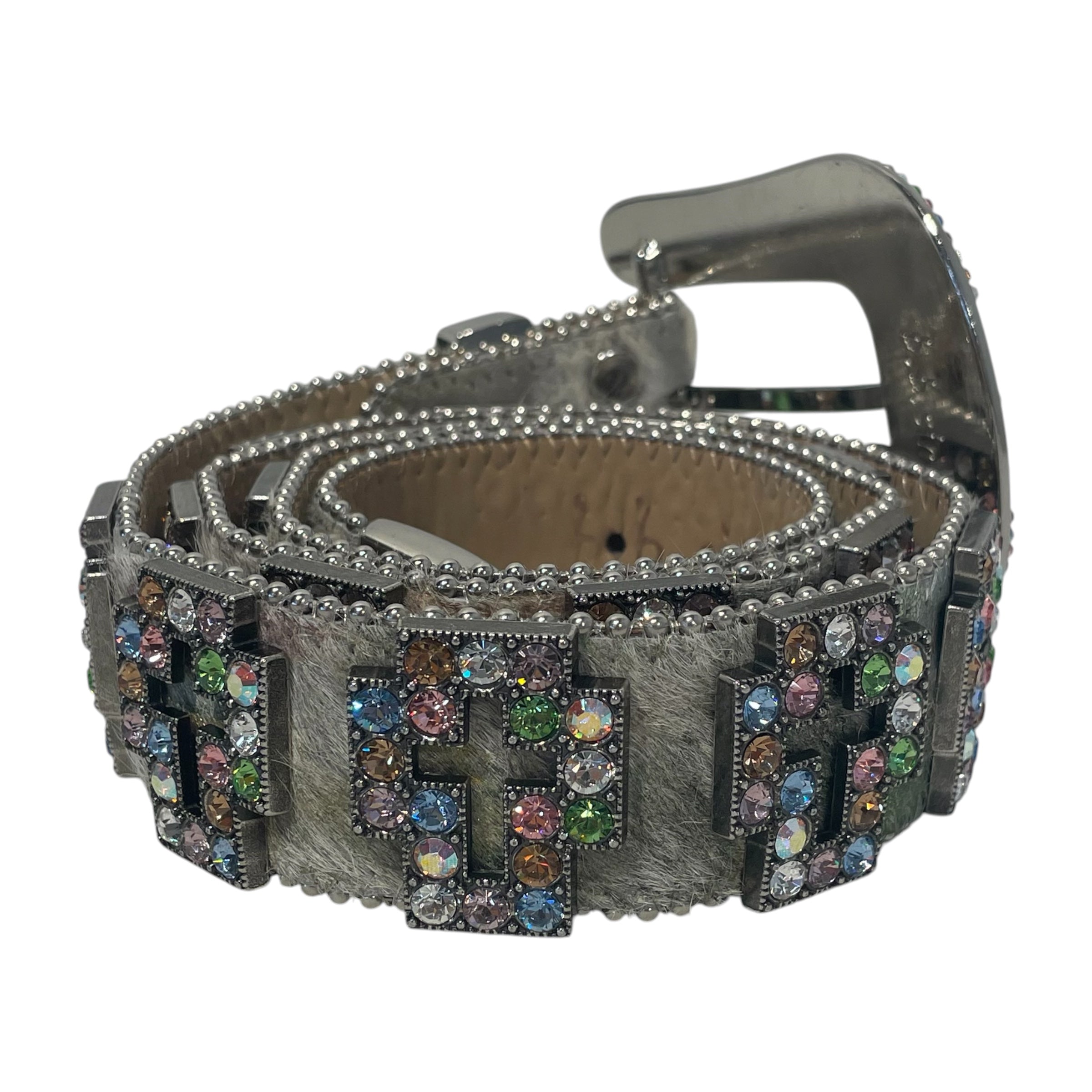 b.b.simon/Belt/Iridescent/Fur/MLT/L's/36 9029 view 2