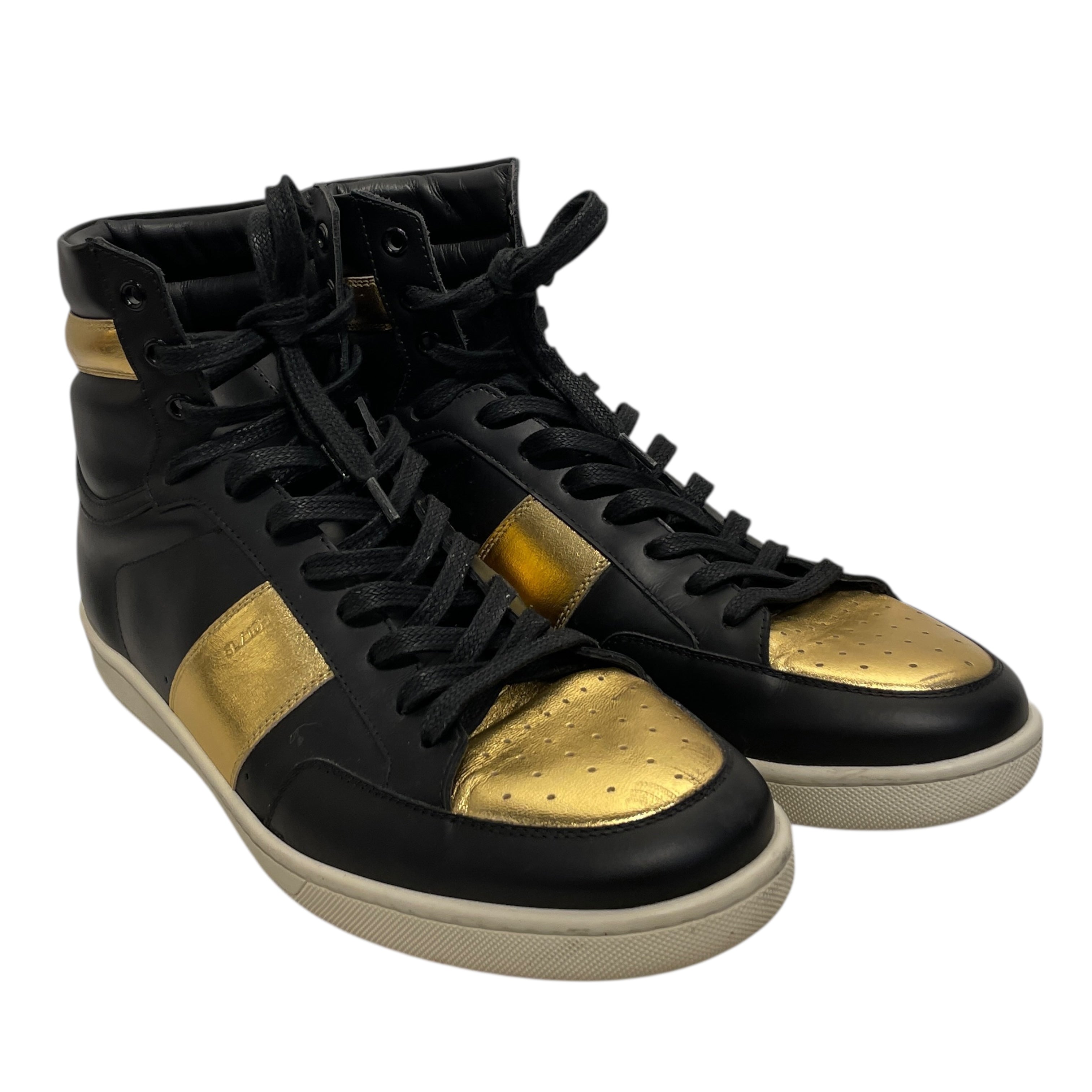 SAINT LAURENT/Hi-Sneakers/EU 43.5/Leather/BLK/418026 view 1