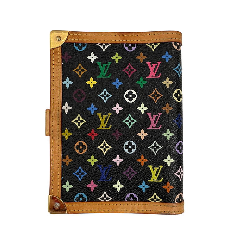 LOUIS VUITTON/Bifold Wallet/All Over Print/Leather/MLT/MURAKIN MONOGRAM AGENDA