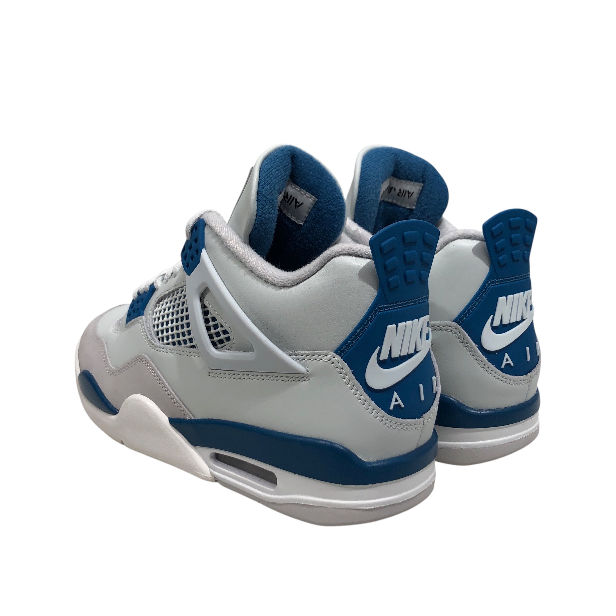 NIKE/Hi-Sneakers/US 8.5/Leather/WHT/Jordan 4 'Military Blue' view 2