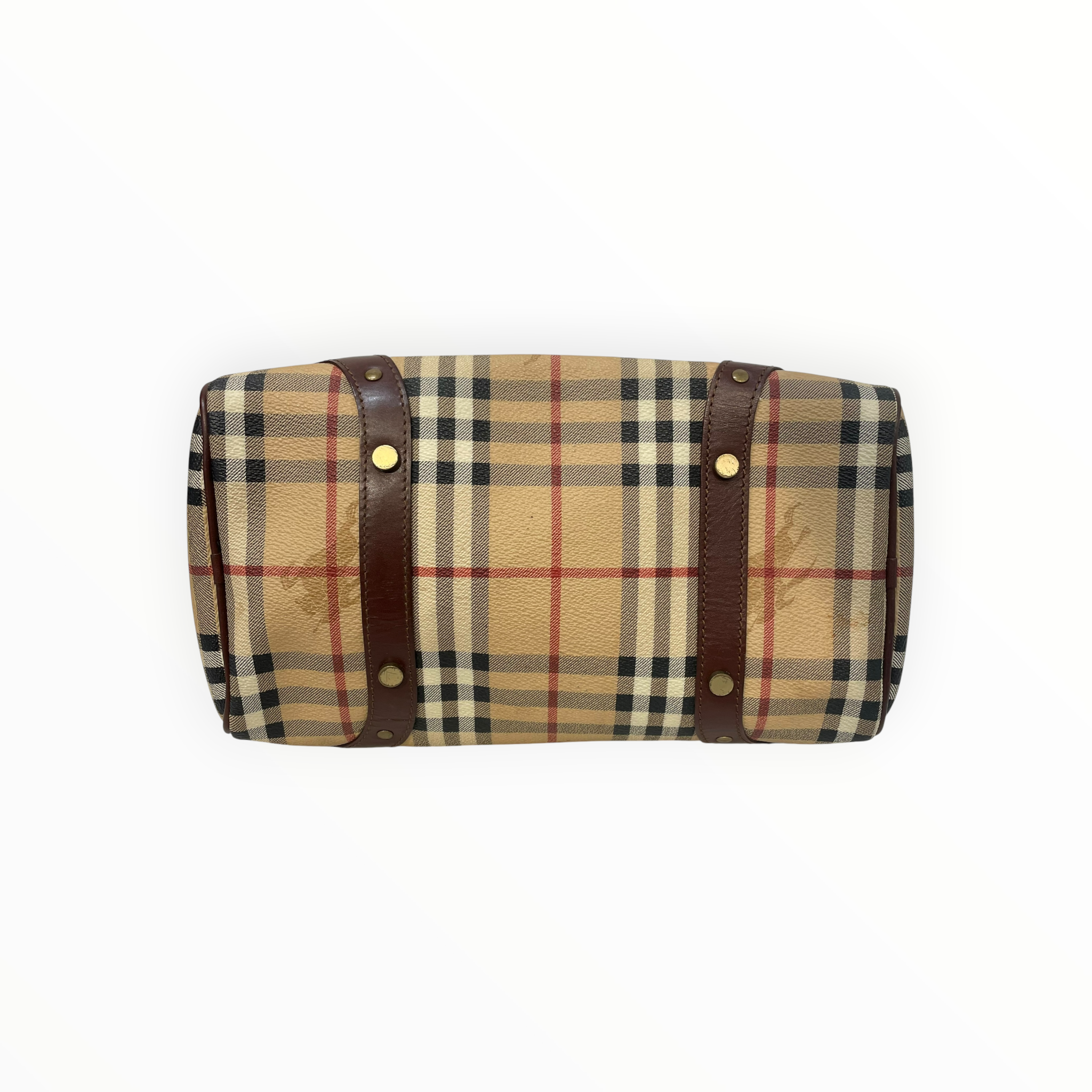 BURBERRY/Boston Bag/Plaid/Leather/BRW/HAYMARKET CHECK BOSTON BAG view 3