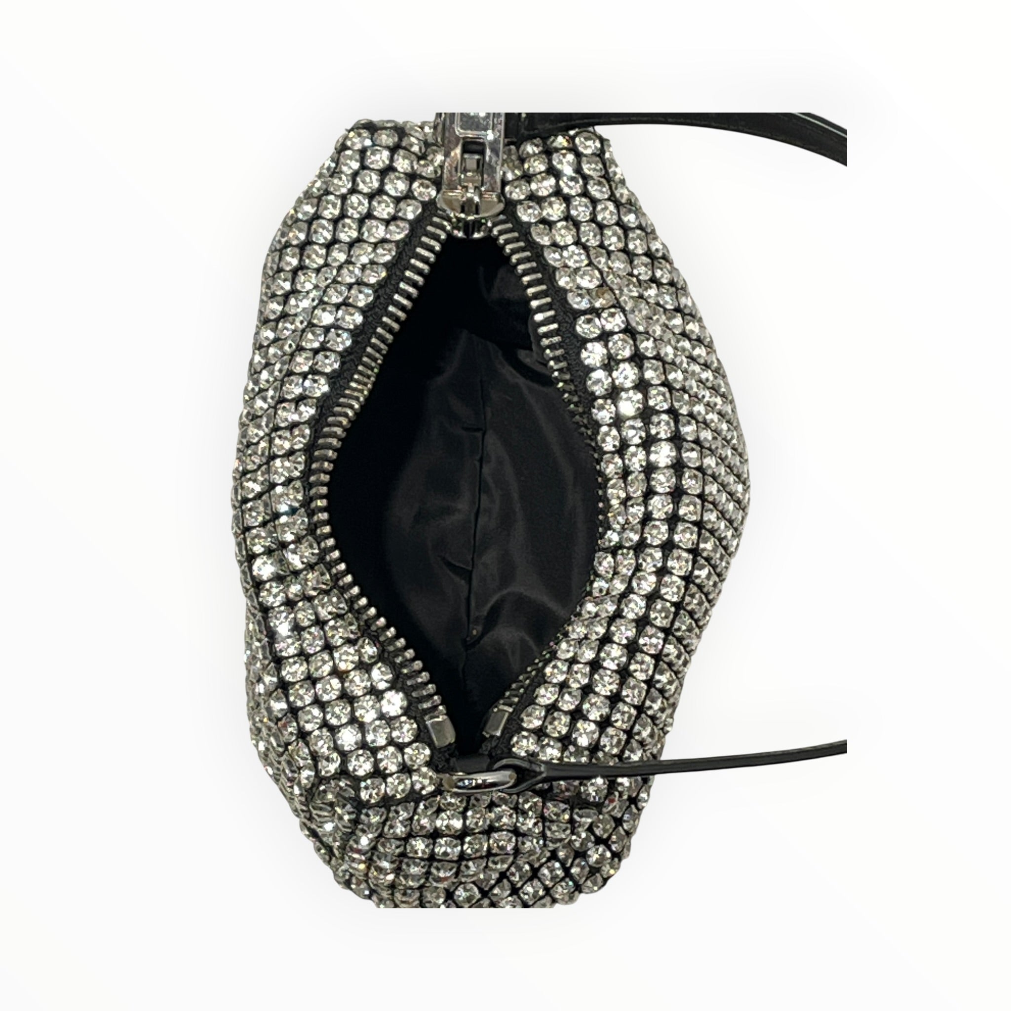 Alexander Wang/Hand Bag/Iridescent/Leather/BLK/Heiress Crystal Mesh Pouch Bag view 5