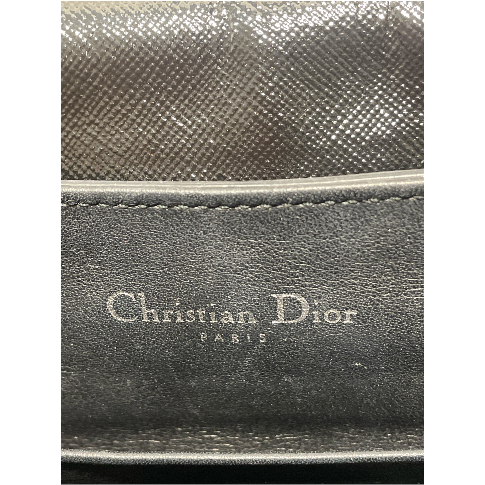 Christian Dior/Cross Body Bag/Leather/BLK/Patent Dune Flap Bag view 4